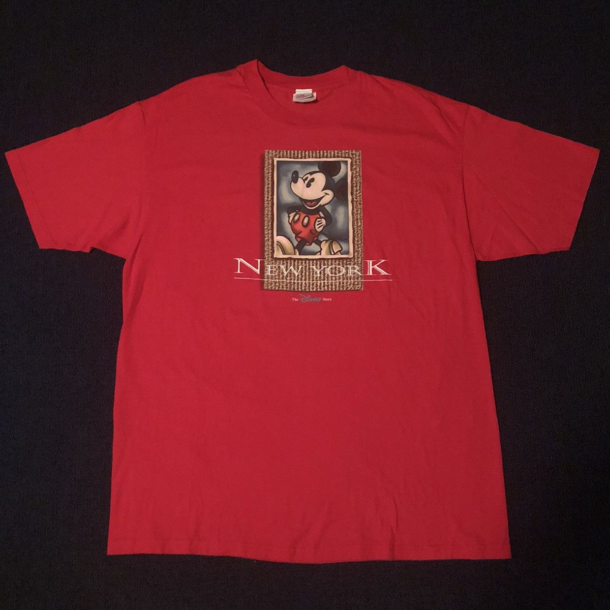 Disney Vintage 90s Disney New York NY Mickey Mouse Graphic Logo Tee Size US XL / EU 56 / 4 - 3 Thumbnail