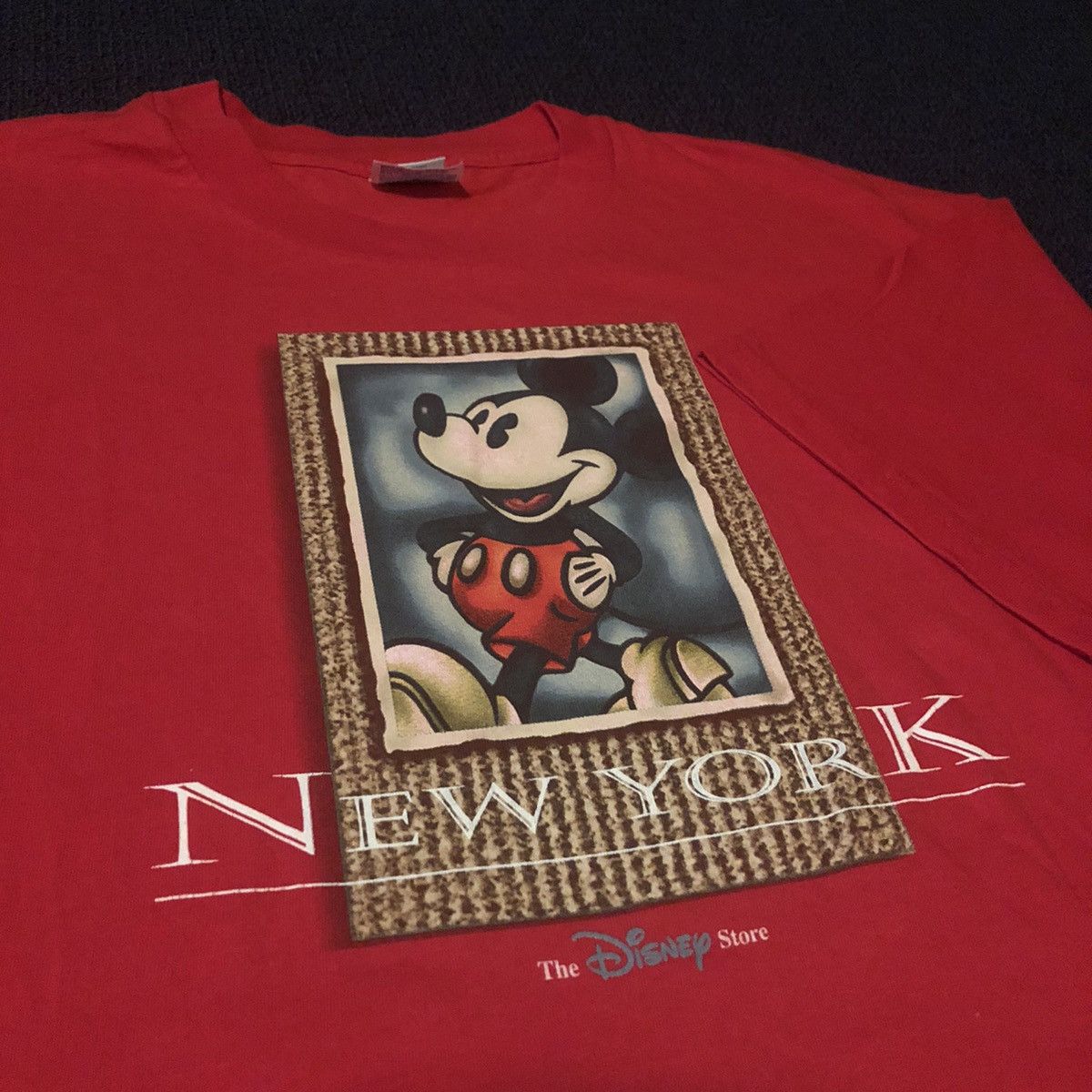 Disney Vintage 90s Disney New York NY Mickey Mouse Graphic Logo Tee Size US XL / EU 56 / 4 - 2 Thumbnail