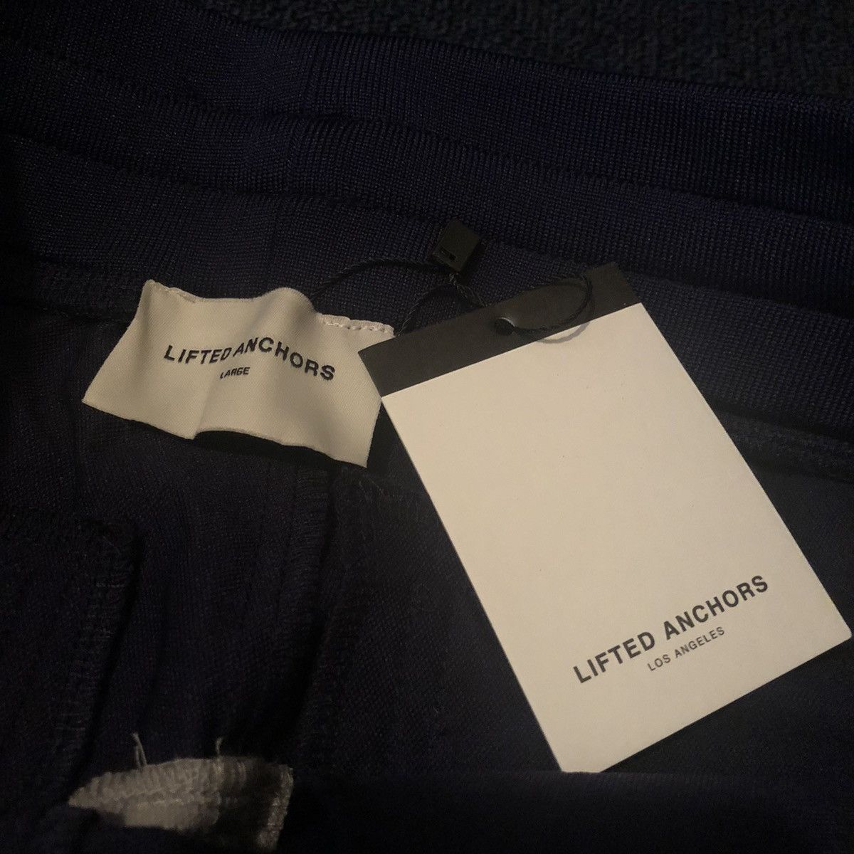 Lifted Anchors NEW Lifted Anchors Reflective 3M Track Pants Navy/Grey Large Size US 32 / EU 48 - 4 Thumbnail