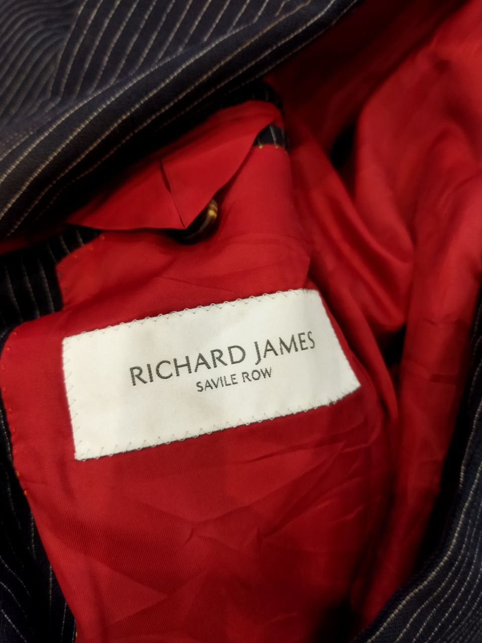 Richard James Richard James Slim Striped Blazers Size 38L - 6 Thumbnail