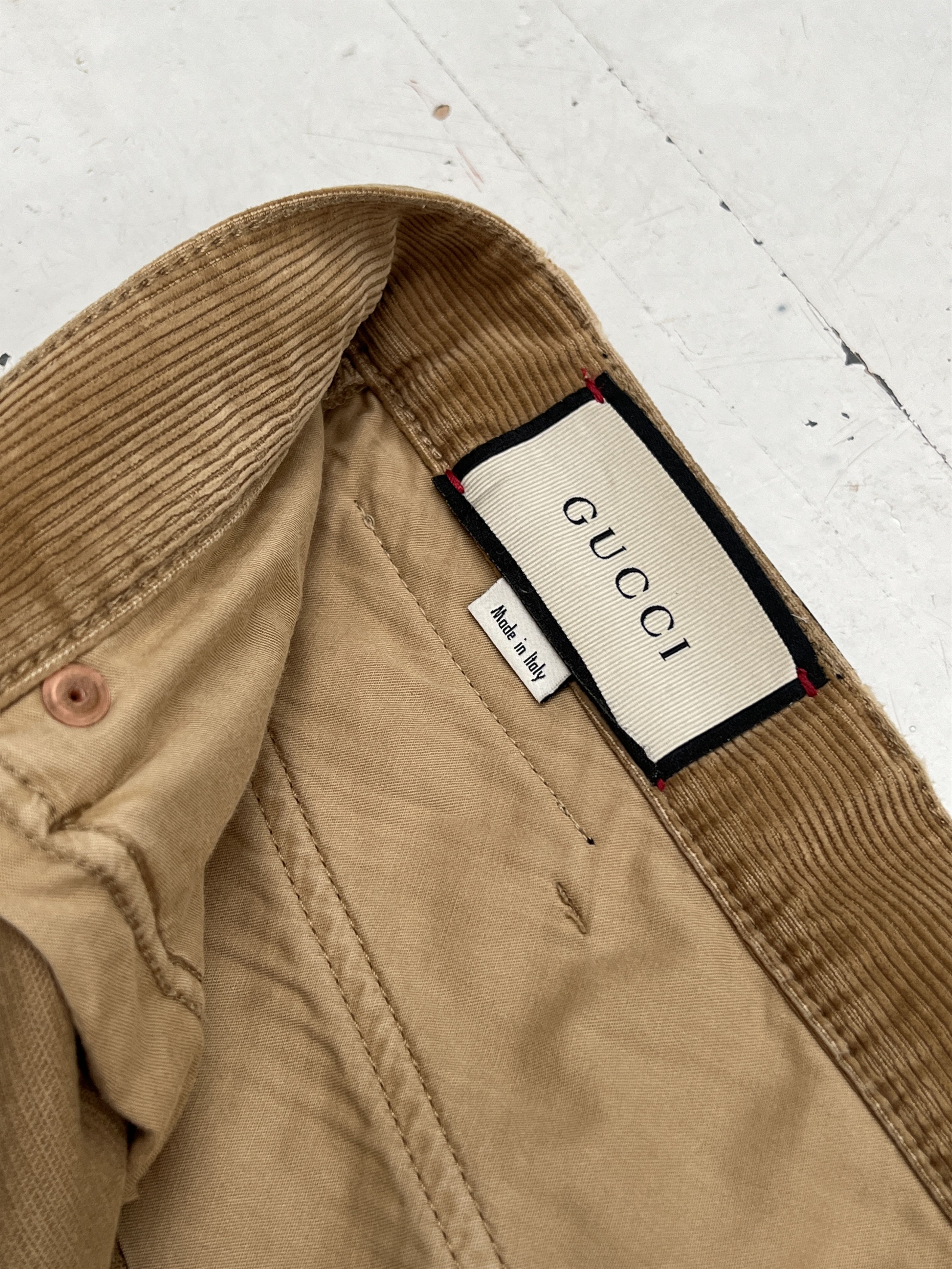 Gucci Gucci Brown Corduroy Trousers Size US 33 - 6 Thumbnail