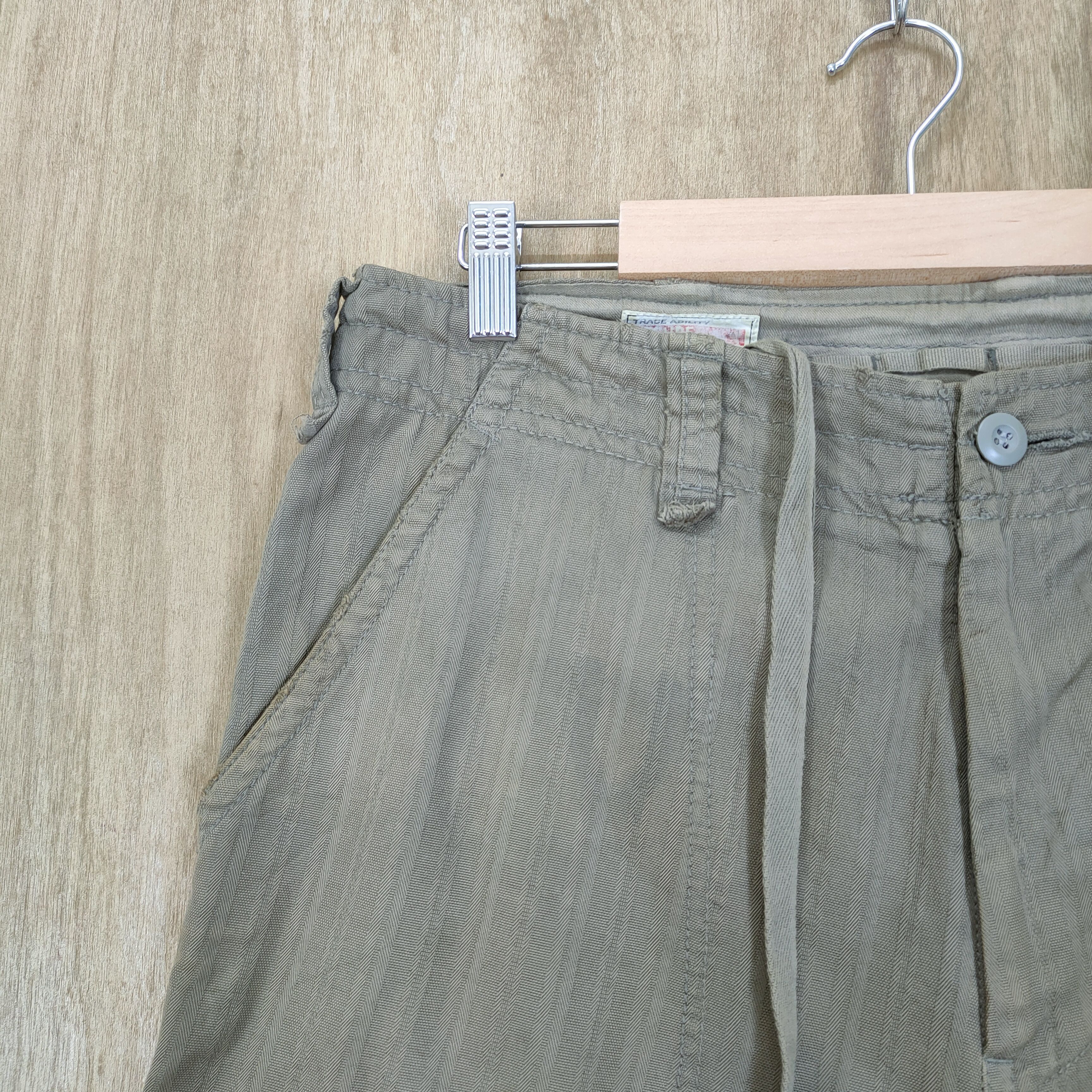 Japanese Brand × Vintage VINTAGE FUSURE FADED BONDAGE CARGO PANTS Size US 34 / EU 50 - 10 Thumbnail