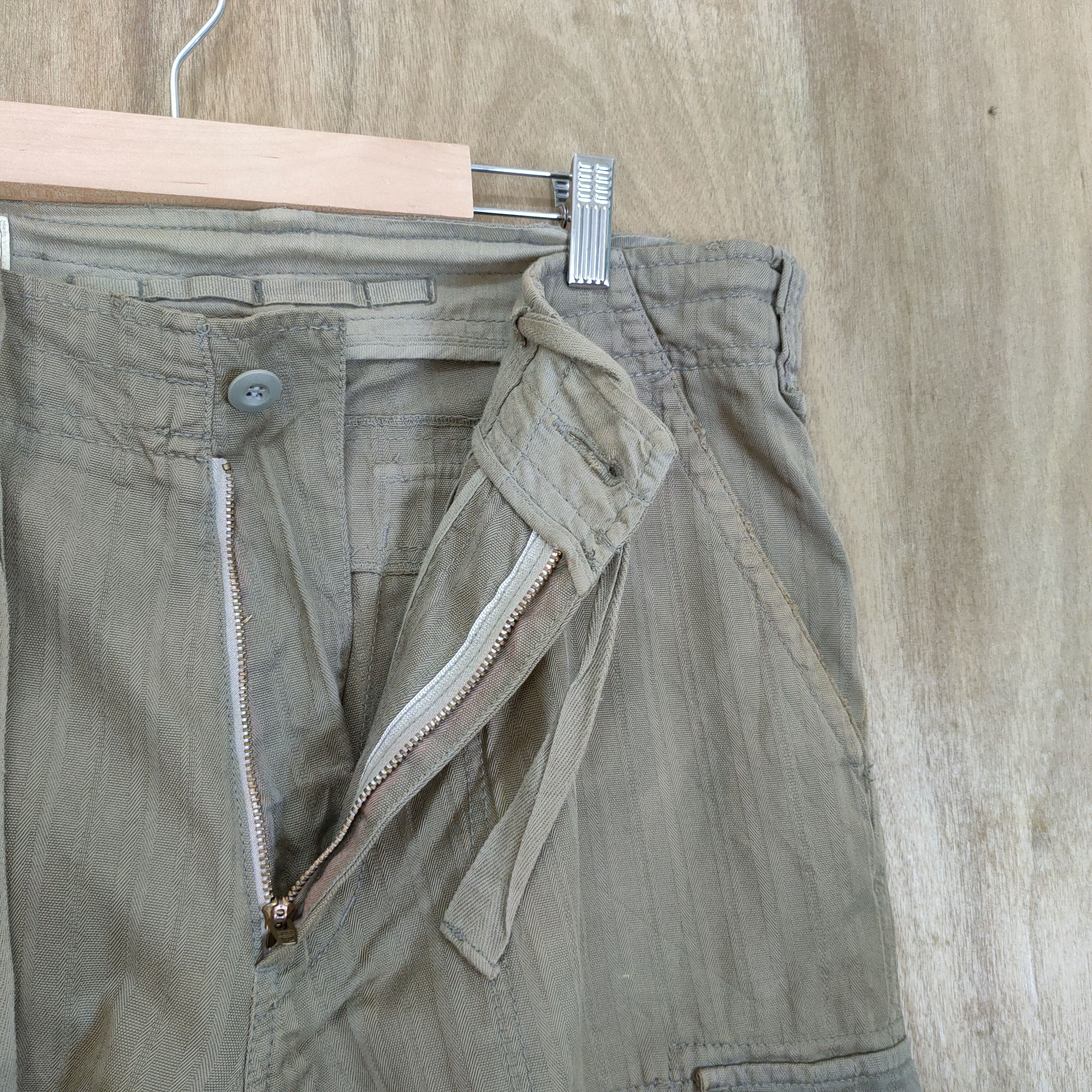 Japanese Brand × Vintage VINTAGE FUSURE FADED BONDAGE CARGO PANTS Size US 34 / EU 50 - 12 Thumbnail