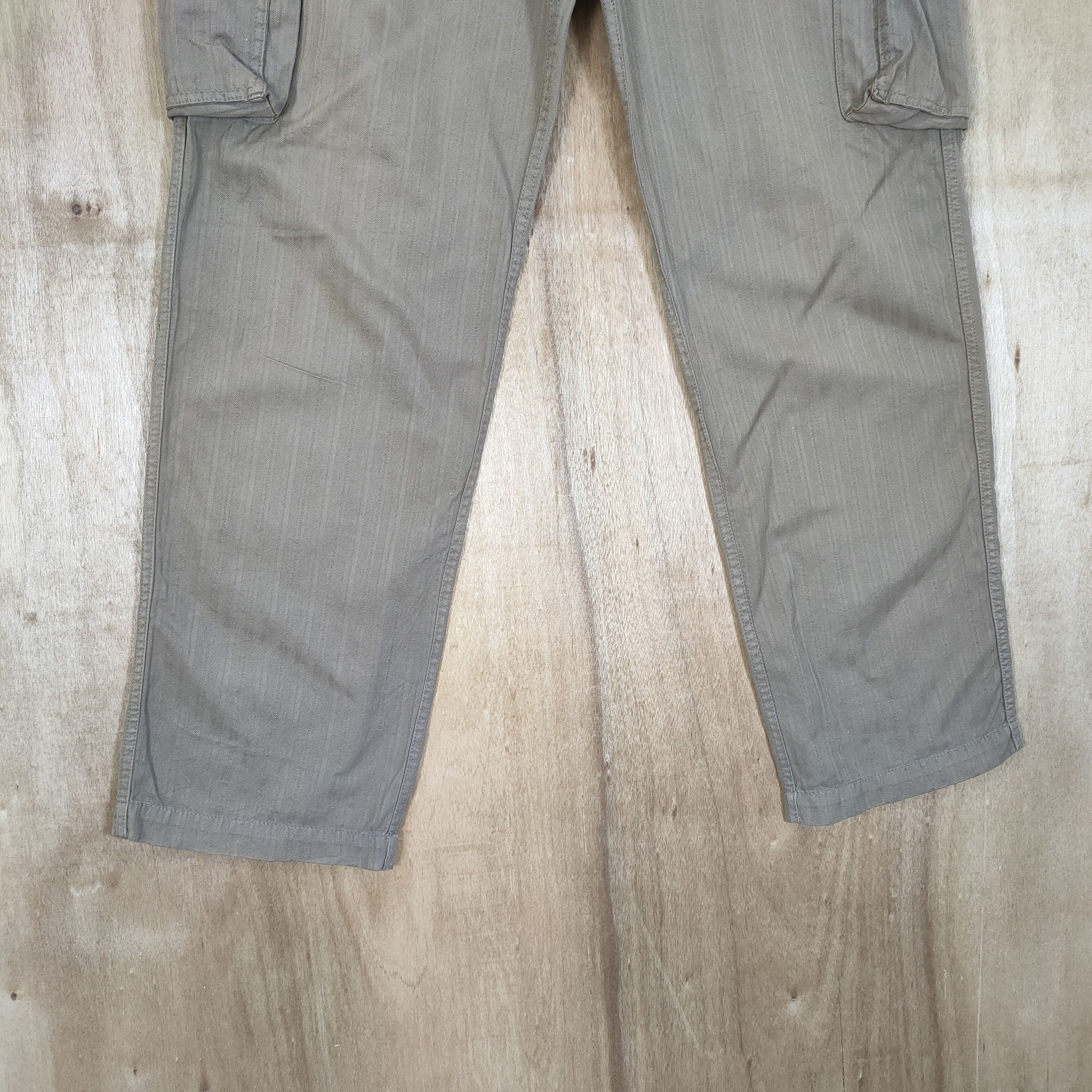 Japanese Brand × Vintage VINTAGE FUSURE FADED BONDAGE CARGO PANTS Size US 34 / EU 50 - 6 Thumbnail