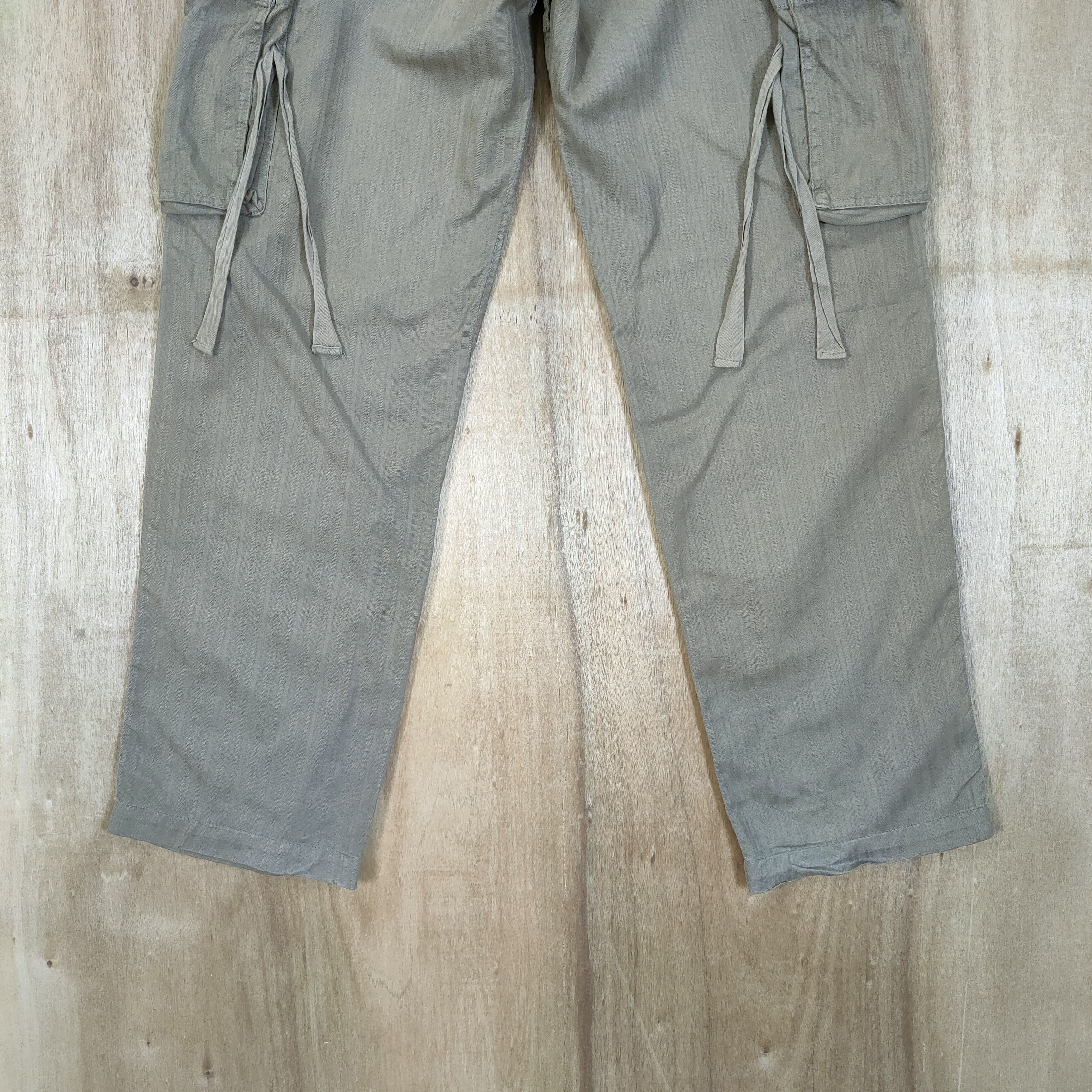 Japanese Brand × Vintage VINTAGE FUSURE FADED BONDAGE CARGO PANTS Size US 34 / EU 50 - 8 Thumbnail