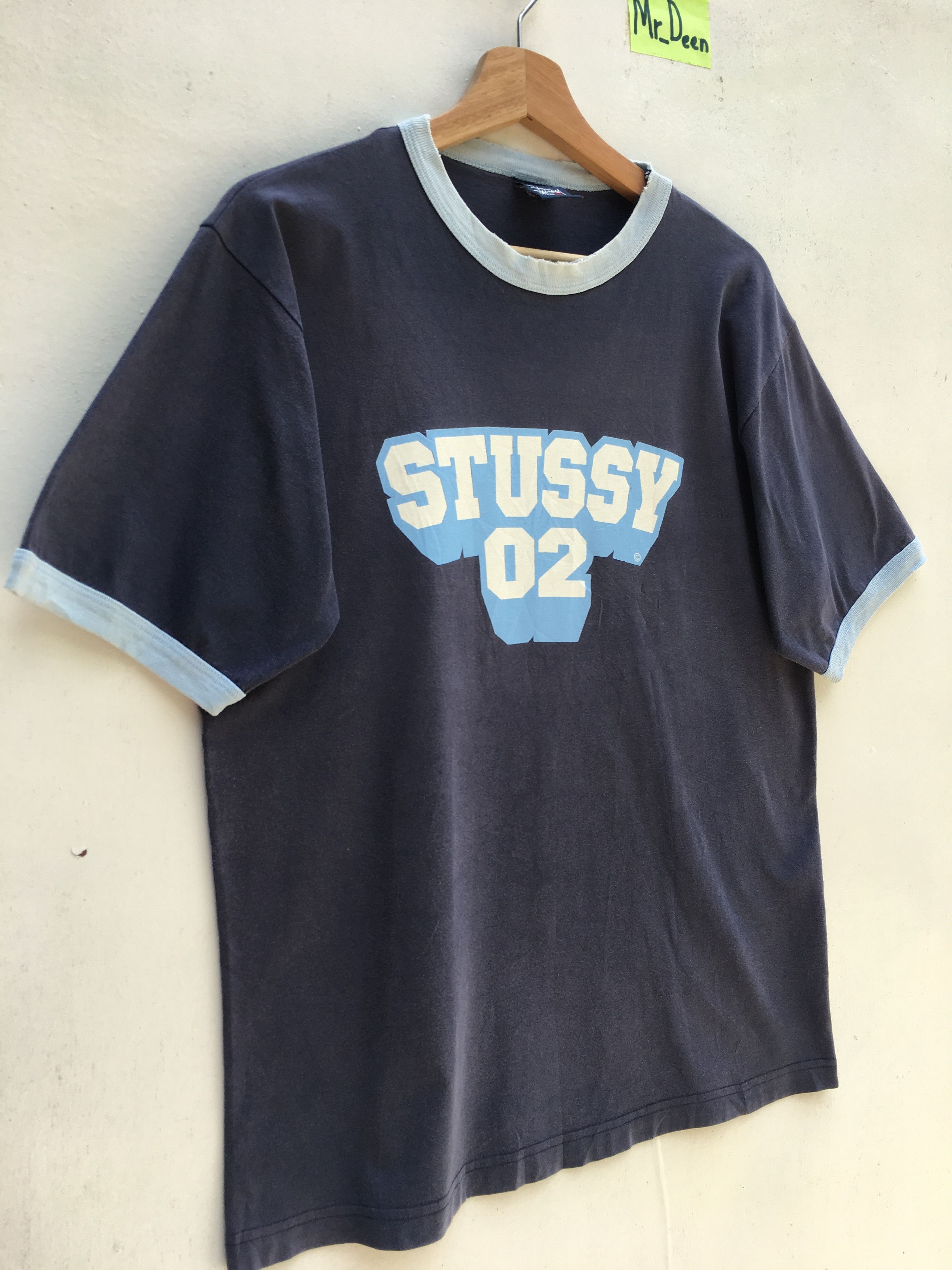 Stussy Vintage 90's Stussy Big Logo Spell Out T Shirt Size US M / EU 48-50 / 2 - 2 Thumbnail