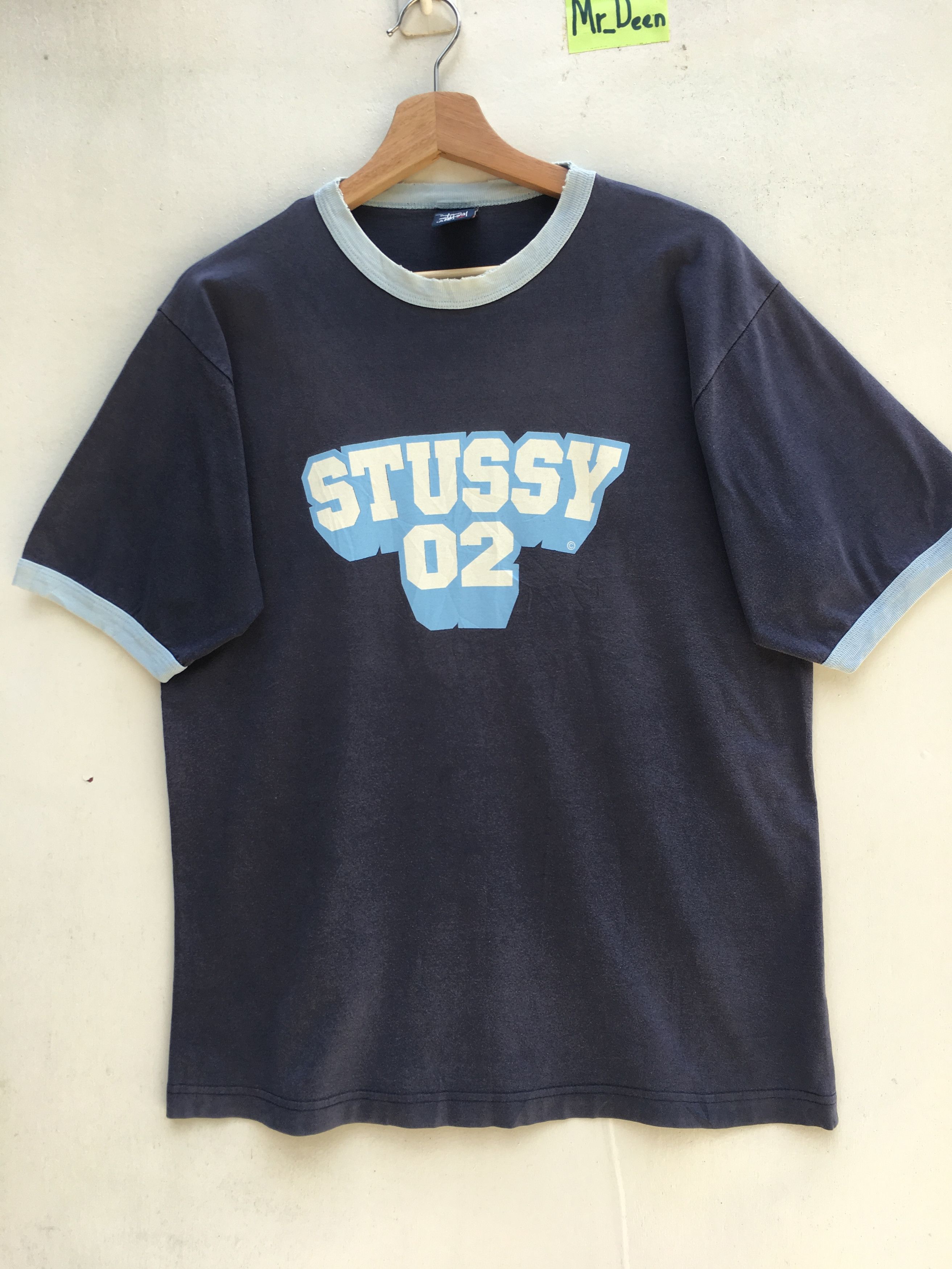 Stussy Vintage 90's Stussy Big Logo Spell Out T Shirt Size US M / EU 48-50 / 2 - 1 Thumbnail