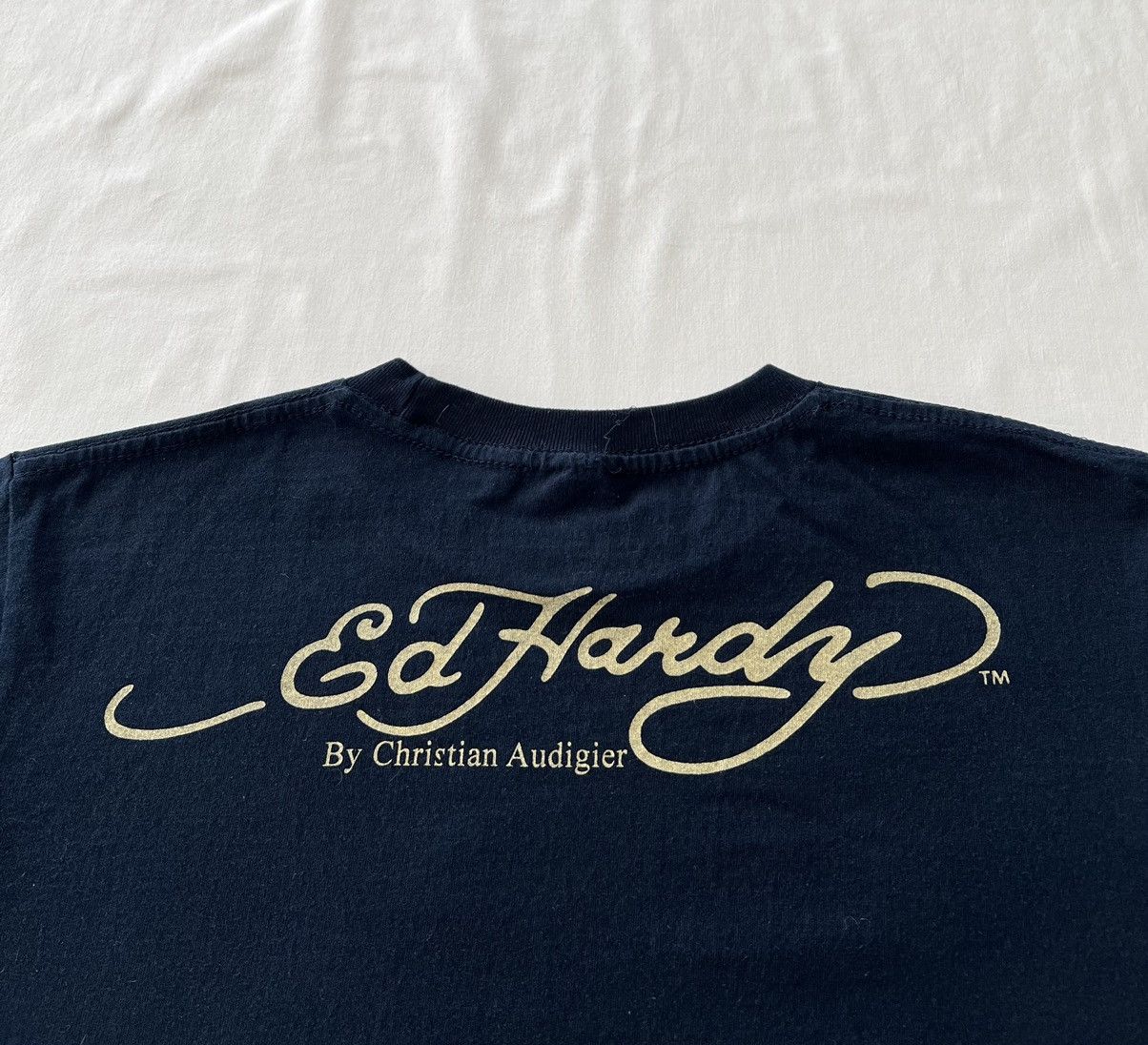 Ed Hardy Ed Hardy Christian Audigier Eagle Snake Streetwear Navy Tee Size US M / EU 48-50 / 2 - 8 Thumbnail