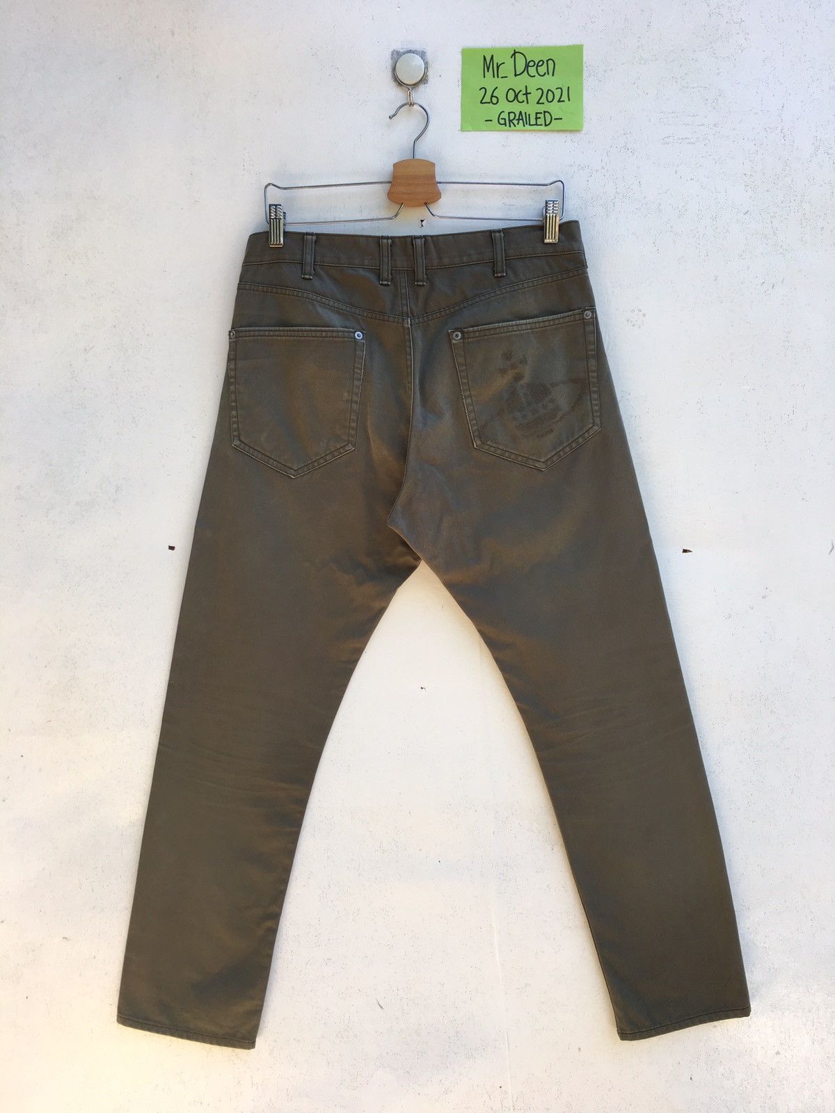 Vivienne Westwood Rare Vintage Vivienne Westwood Embroidered Logo Pants Size US 31 - 20 Thumbnail