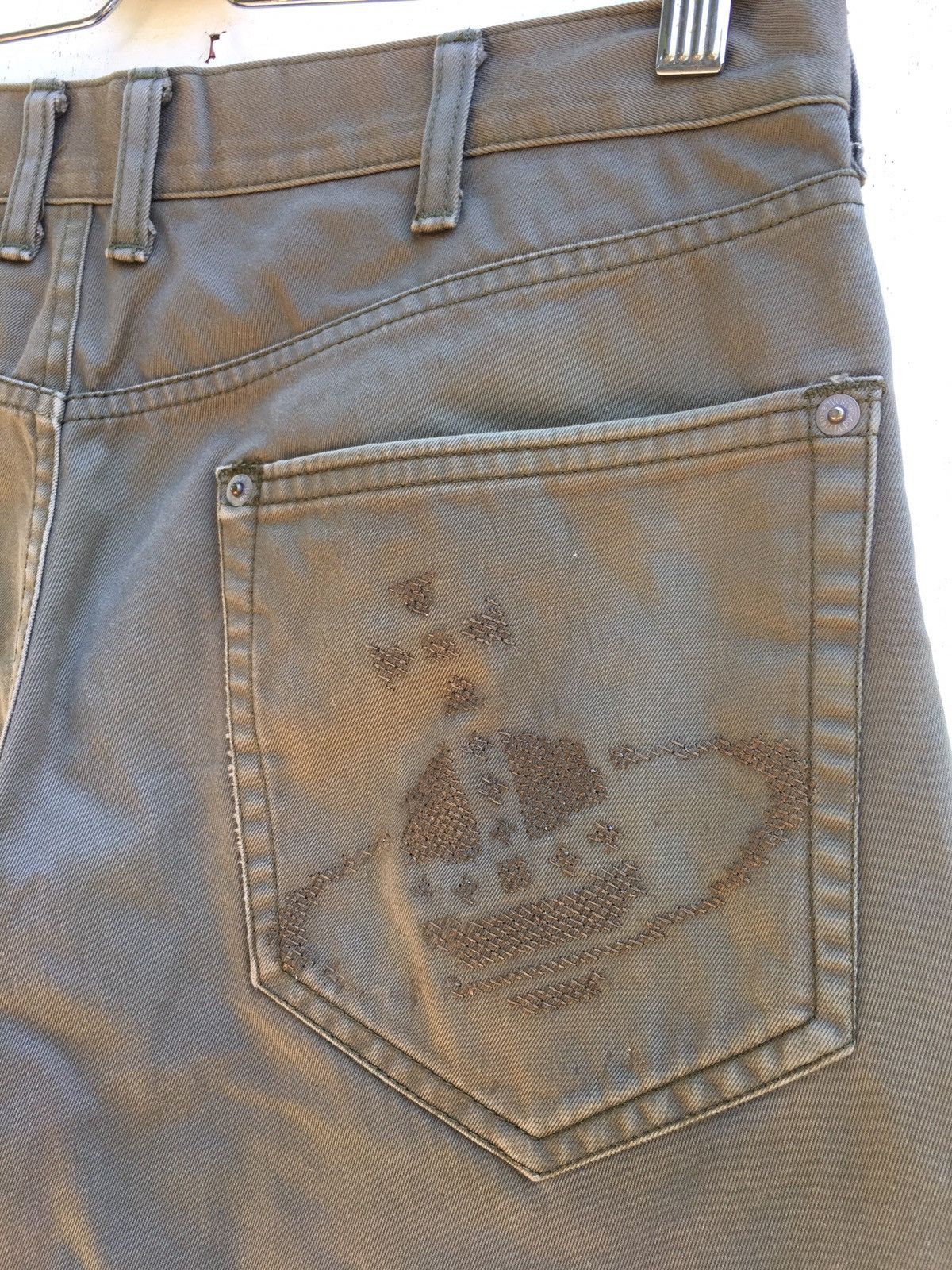 Vivienne Westwood Rare Vintage Vivienne Westwood Embroidered Logo Pants Size US 31 - 23 Thumbnail