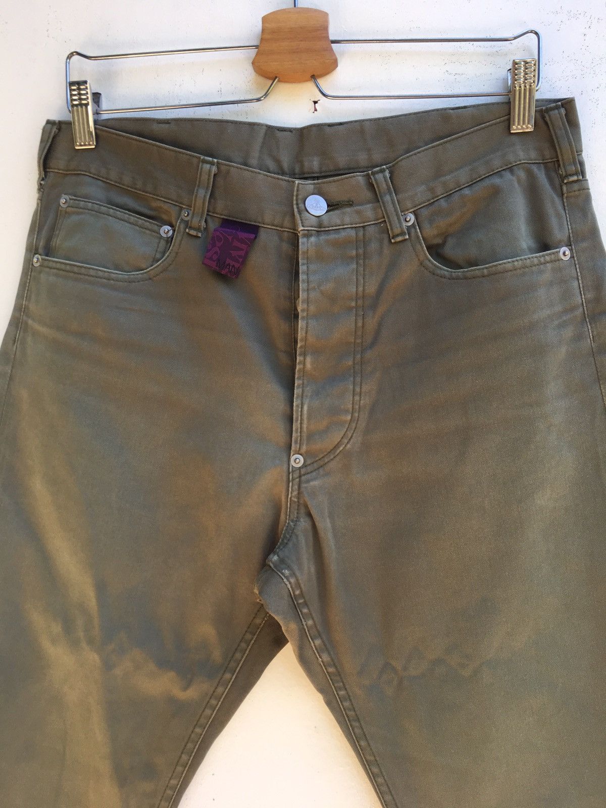 Vivienne Westwood Rare Vintage Vivienne Westwood Embroidered Logo Pants Size US 31 - 5 Thumbnail