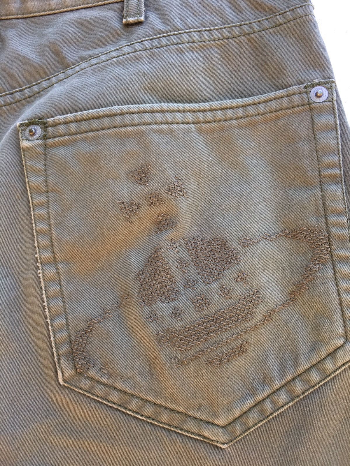 Vivienne Westwood Rare Vintage Vivienne Westwood Embroidered Logo Pants Size US 31 - 22 Thumbnail