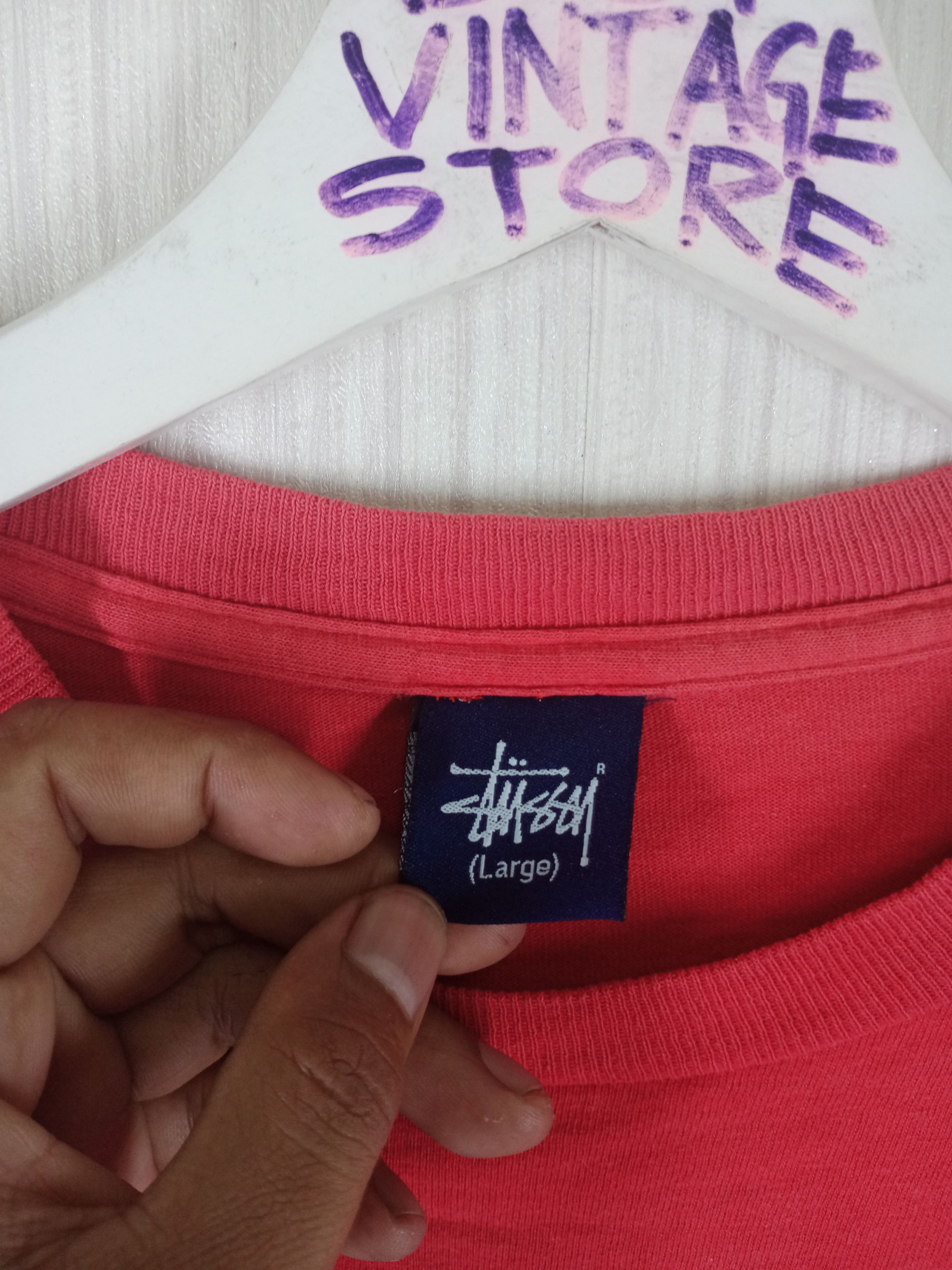 Stussy Vintage Single Sticth Stussy Corporation Rasta Tshirt Size US L / EU 52-54 / 3 - 5 Thumbnail