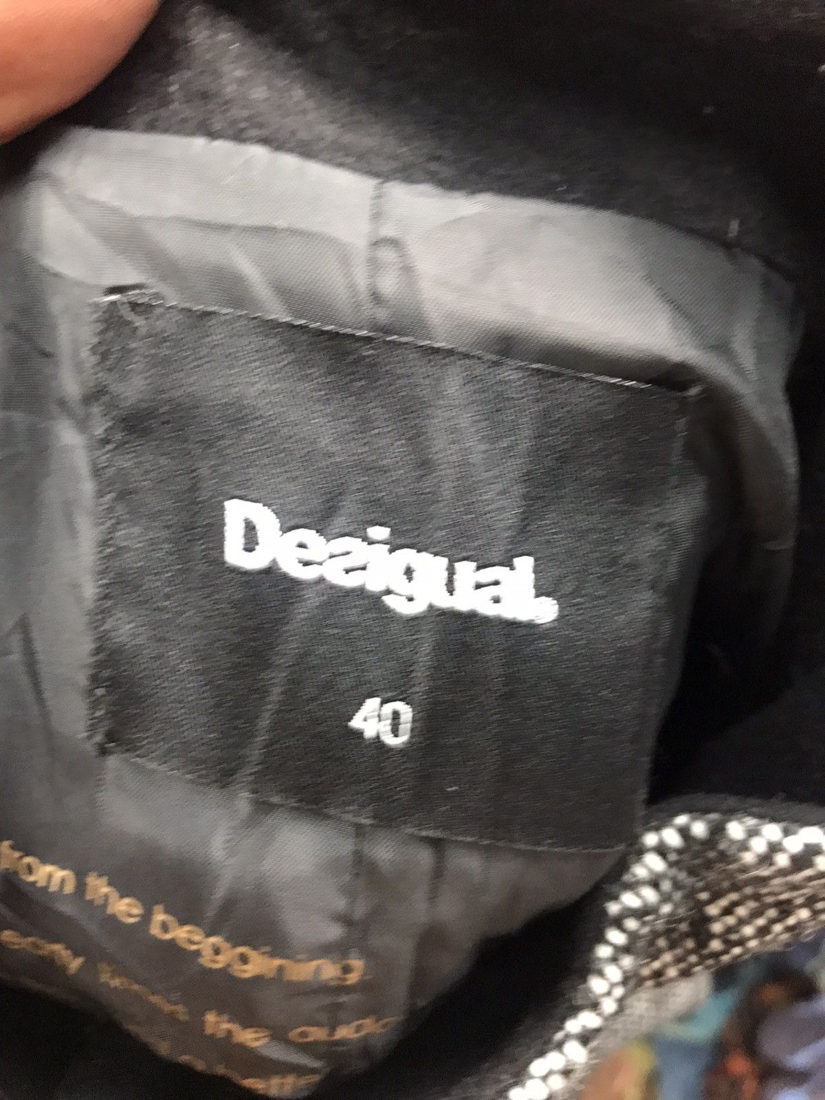 Desigual Desigual wool patchwork parkas jacket woman/ladies Size ONE SIZE - 3 Thumbnail