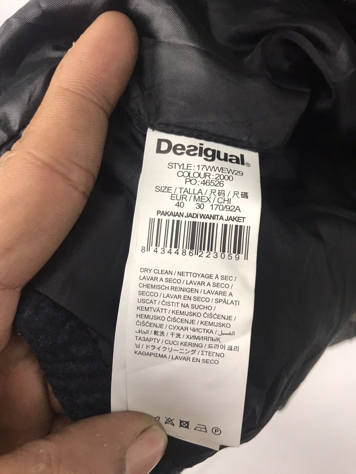 Desigual Desigual wool patchwork parkas jacket woman/ladies Size ONE SIZE - 4 Thumbnail