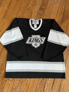 Vintage NHL Los Angeles Kings Hockey Jersey #99 CCM Black Silver Medium