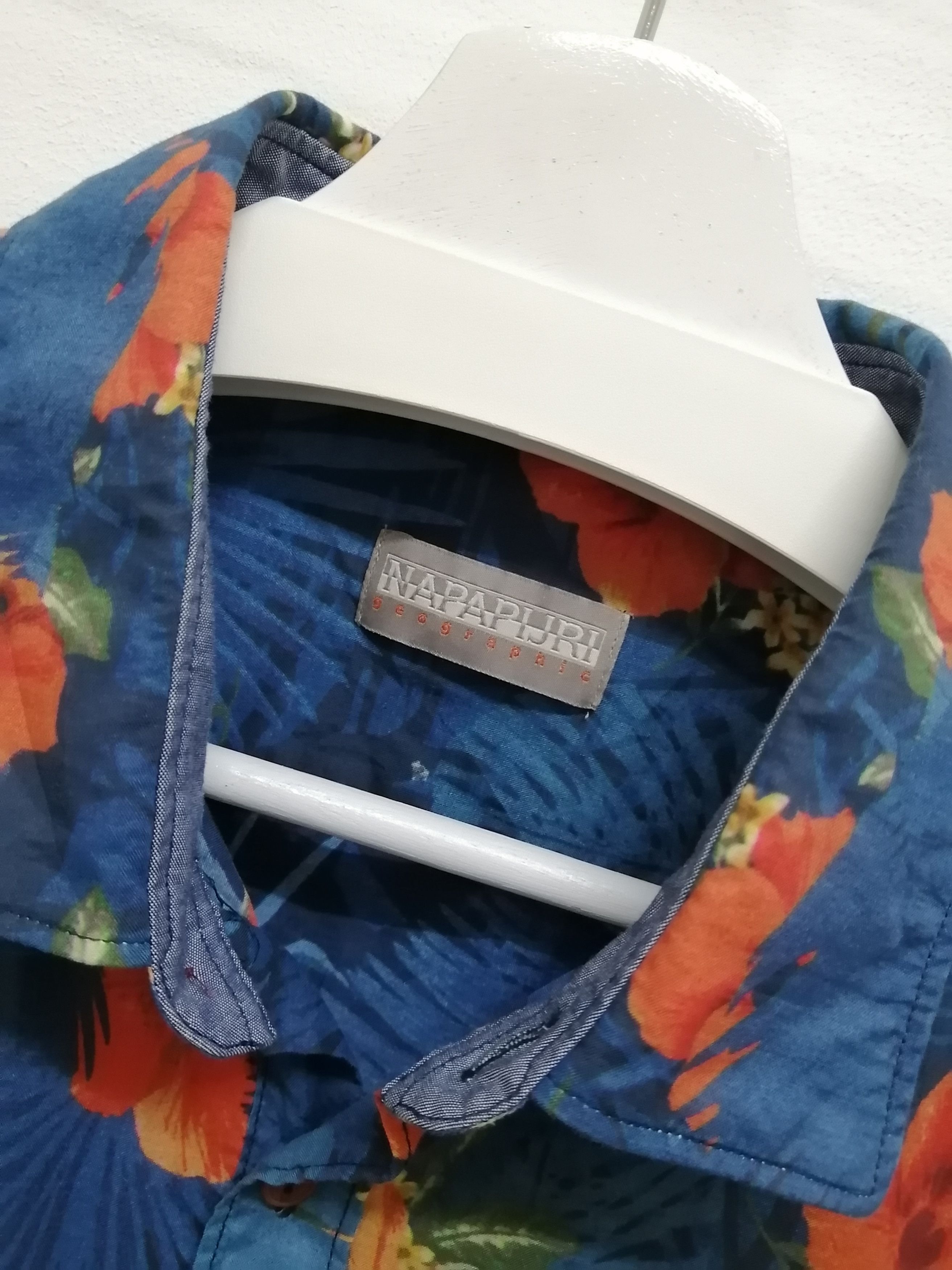 Napapijri NAPAPIJRI Geographic Floral Regular Fit Shirt Size US L / EU 52-54 / 3 - 7 Thumbnail