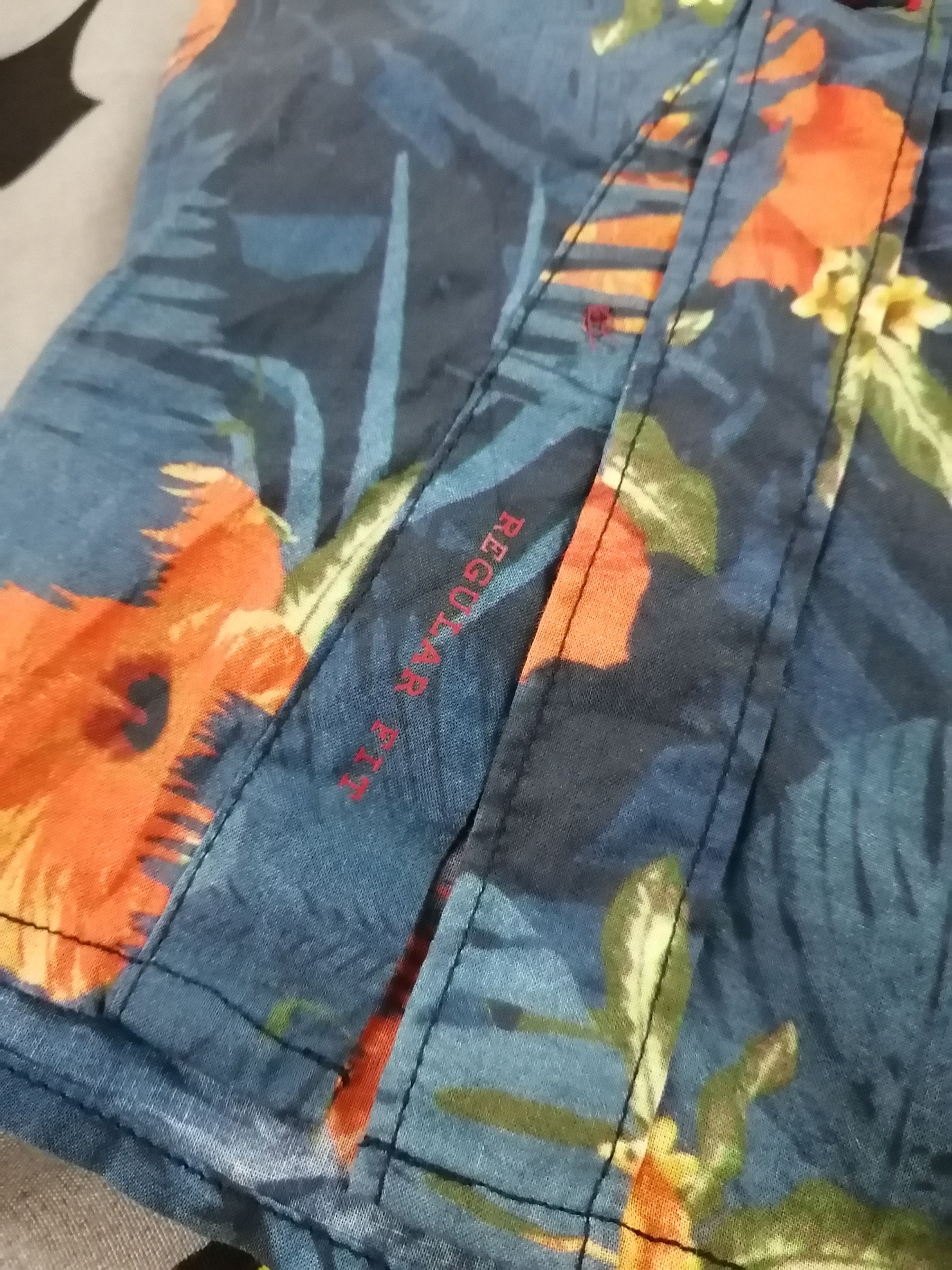 Napapijri NAPAPIJRI Geographic Floral Regular Fit Shirt Size US L / EU 52-54 / 3 - 9 Thumbnail