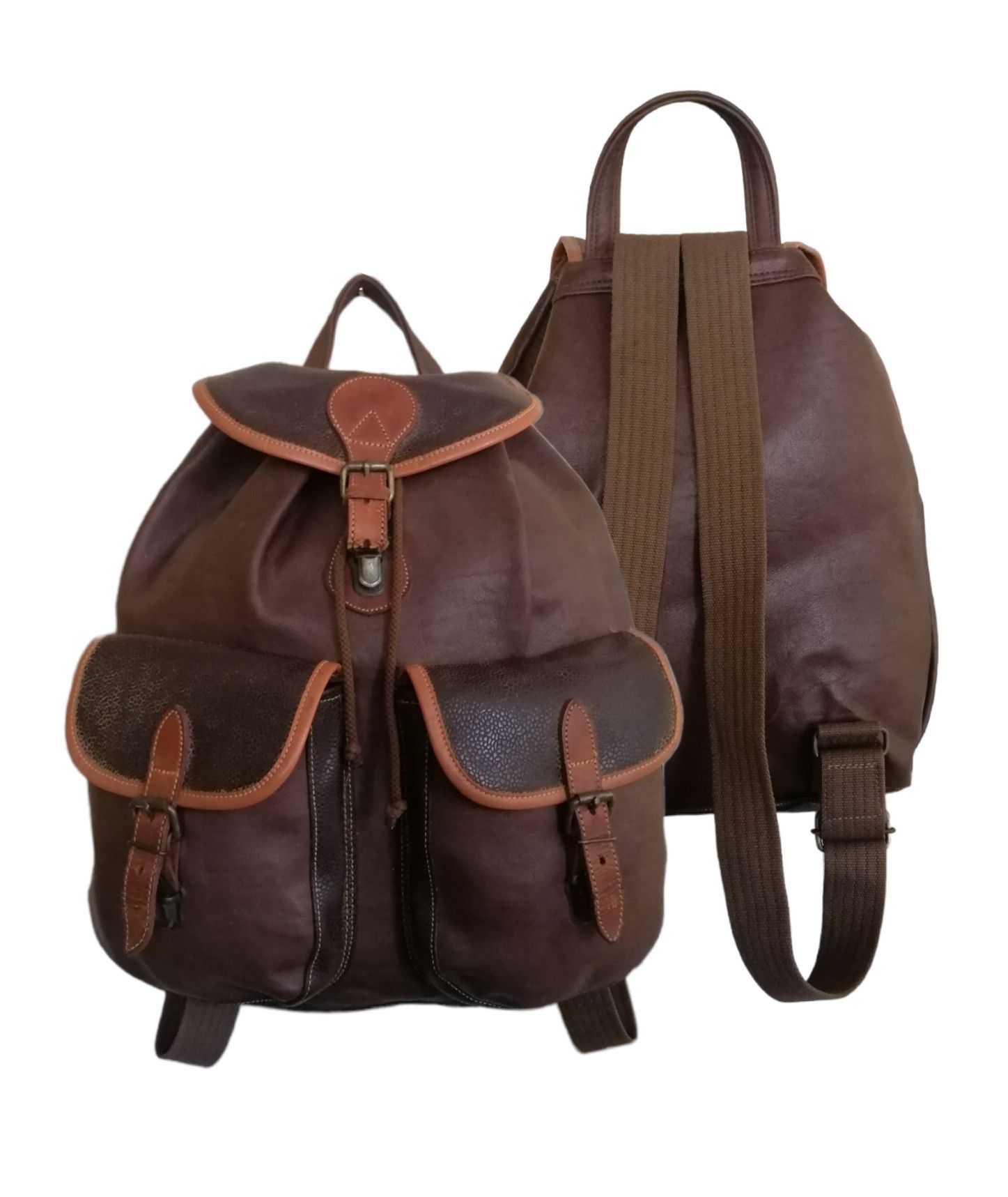 Bag × Leather × Vintage Vintage Leather Backpack by Tortoise