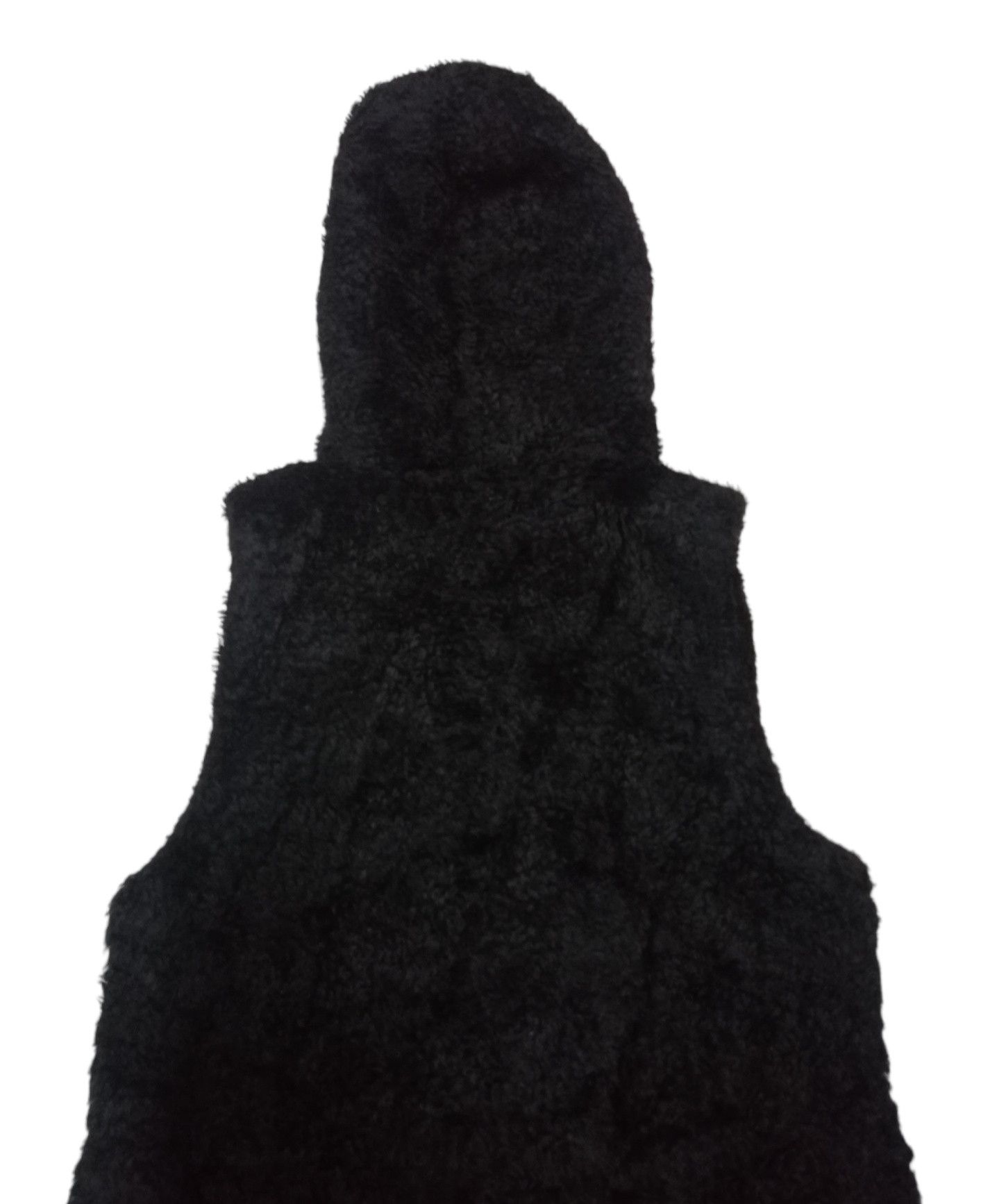 Vintage Toco Toco Sleeveless Hoodies Black For Womens