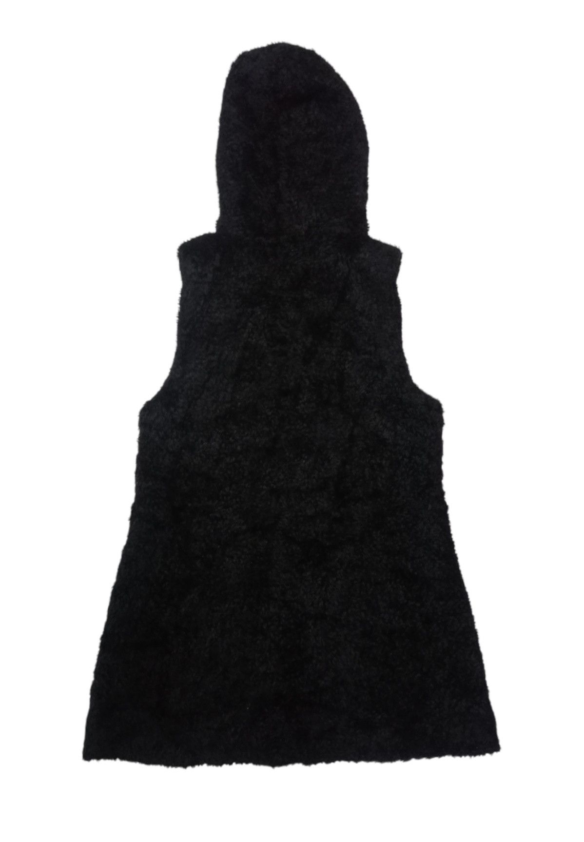 Vintage Toco Toco Sleeveless Hoodies Black For Womens