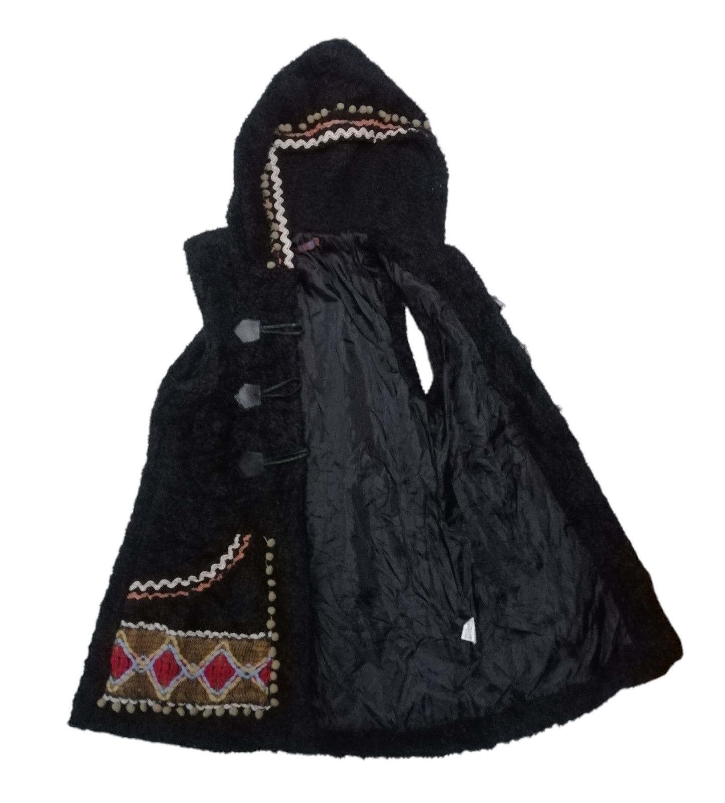 Vintage Toco Toco Sleeveless Hoodies Black For Womens