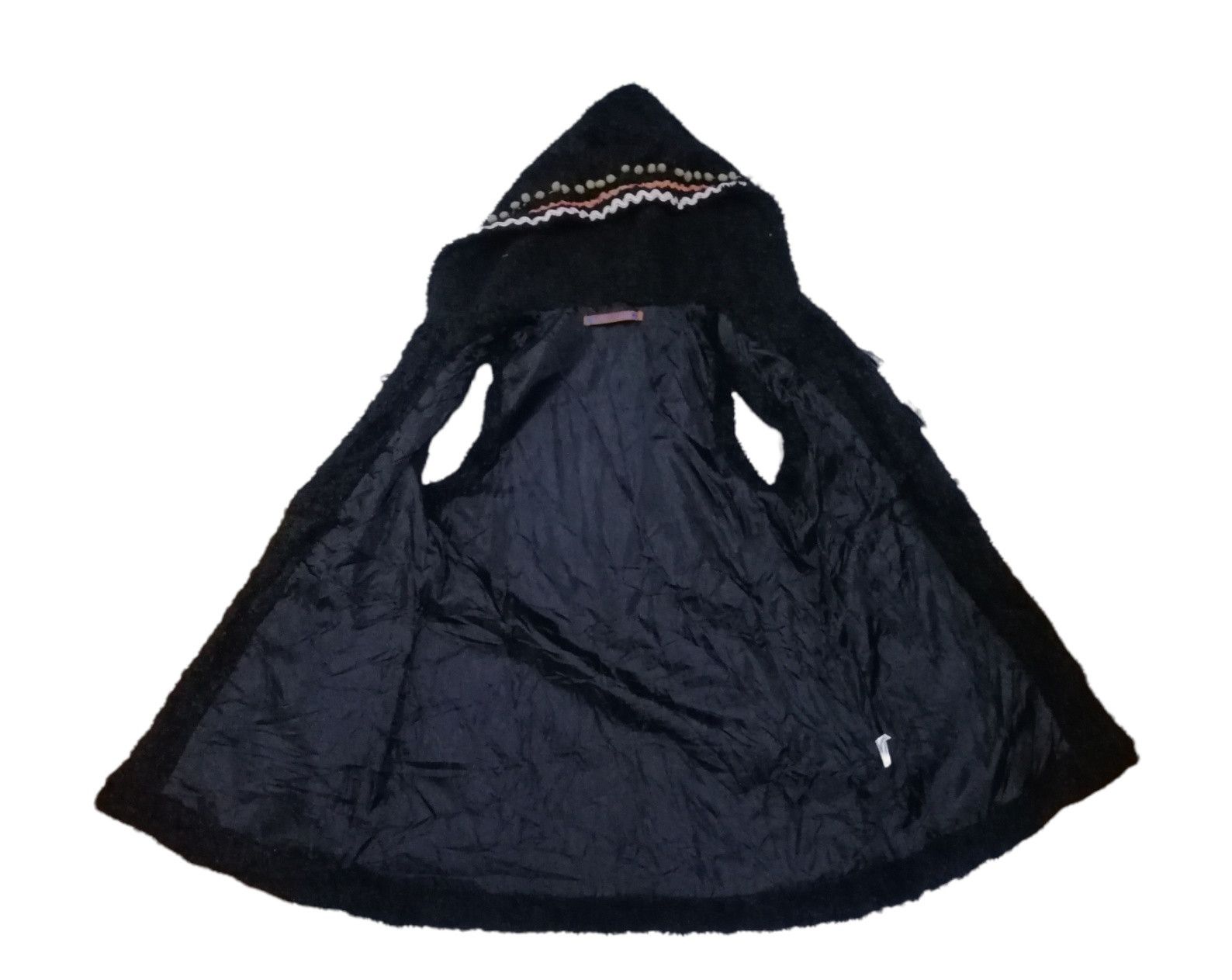 Vintage Toco Toco Sleeveless Hoodies Black For Womens