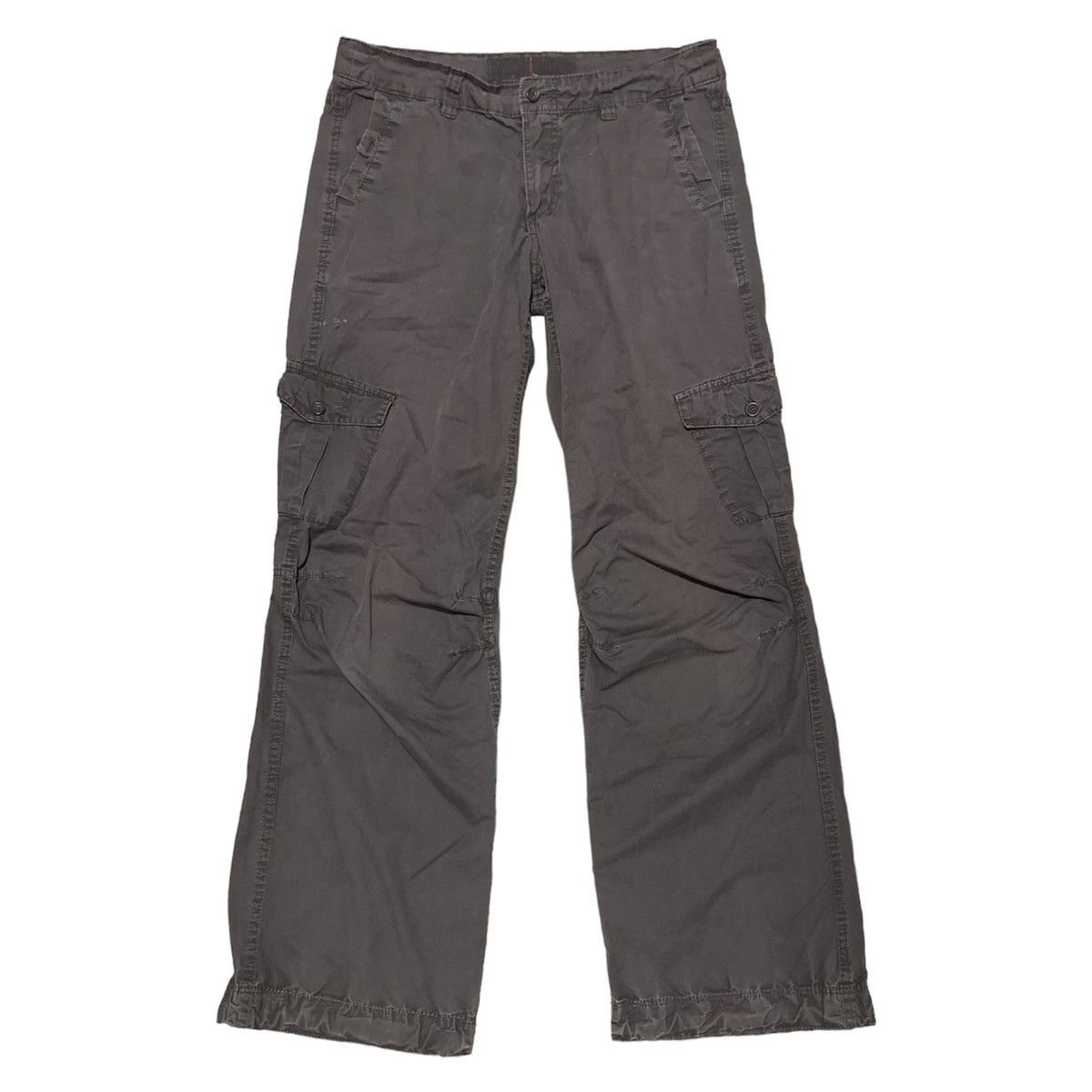 Pantalon Cargo Vintage Union Bay - Femme Taille 10 - Gris Y2K Preppy