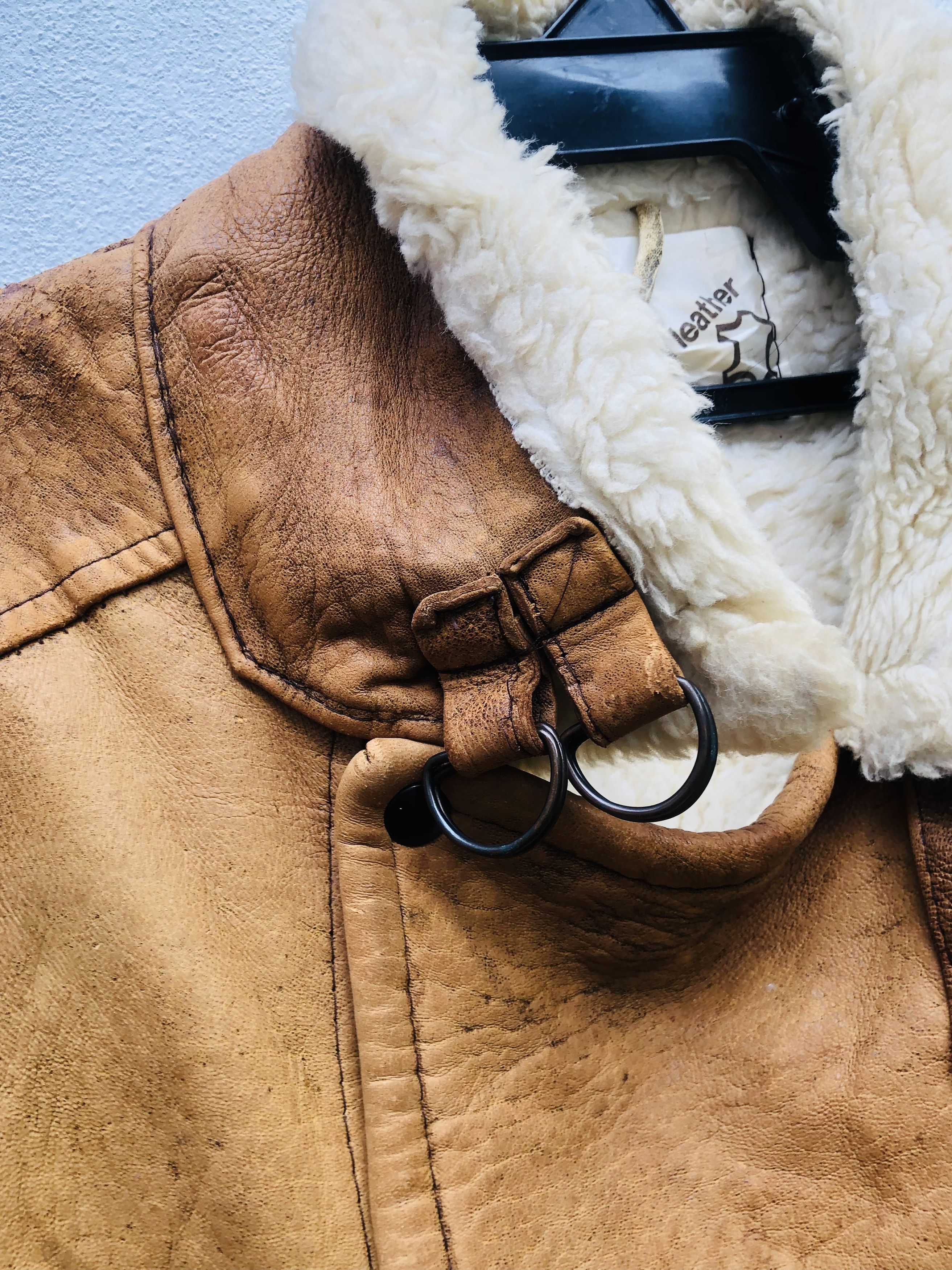 Japanese Brand × Vintage Vintage Real Leather Jacket Travis Scott Fashion Style Size US M / EU 48-50 / 2 - 11 Thumbnail