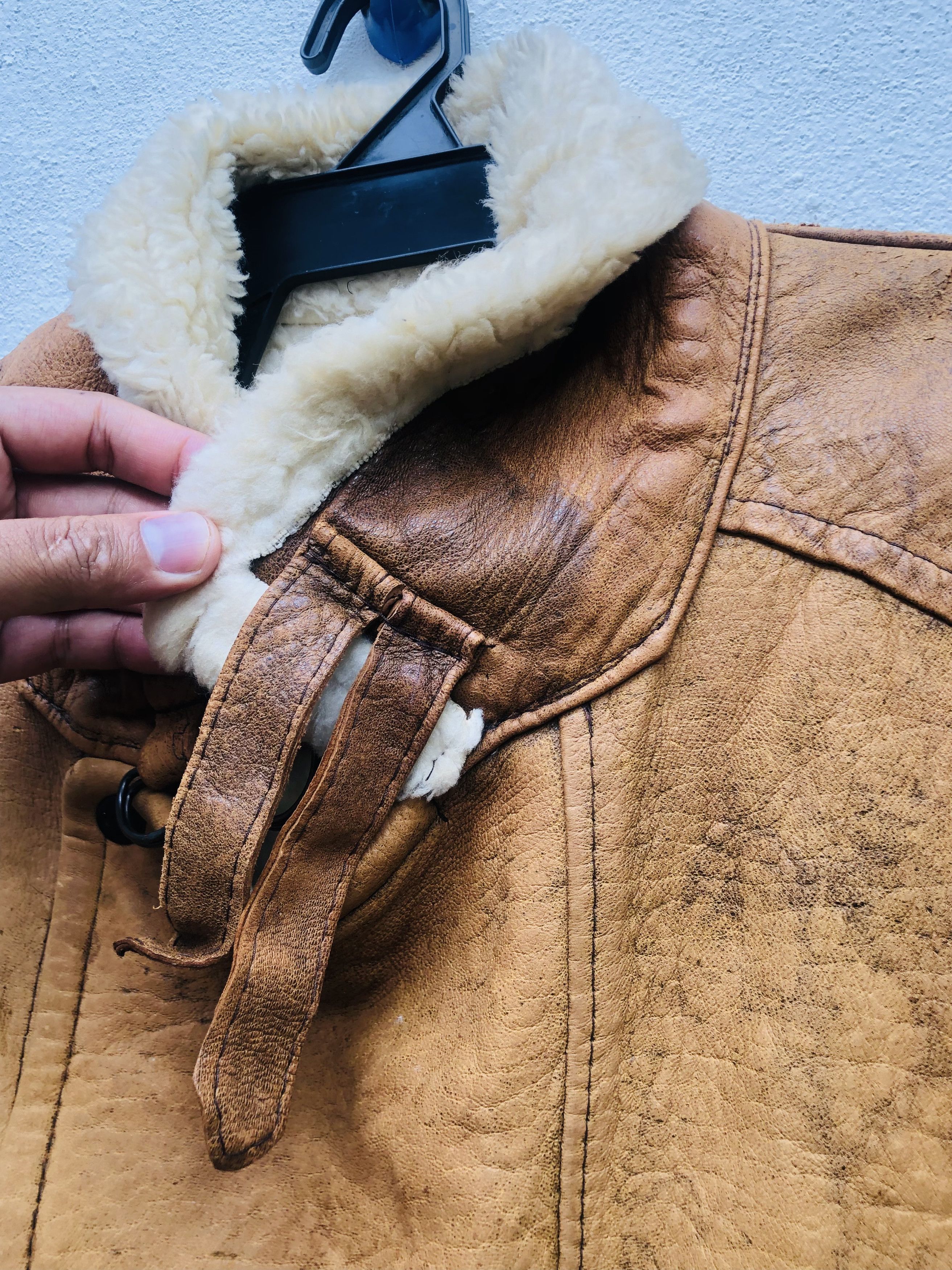 Japanese Brand × Vintage Vintage Real Leather Jacket Travis Scott Fashion Style Size US M / EU 48-50 / 2 - 12 Thumbnail