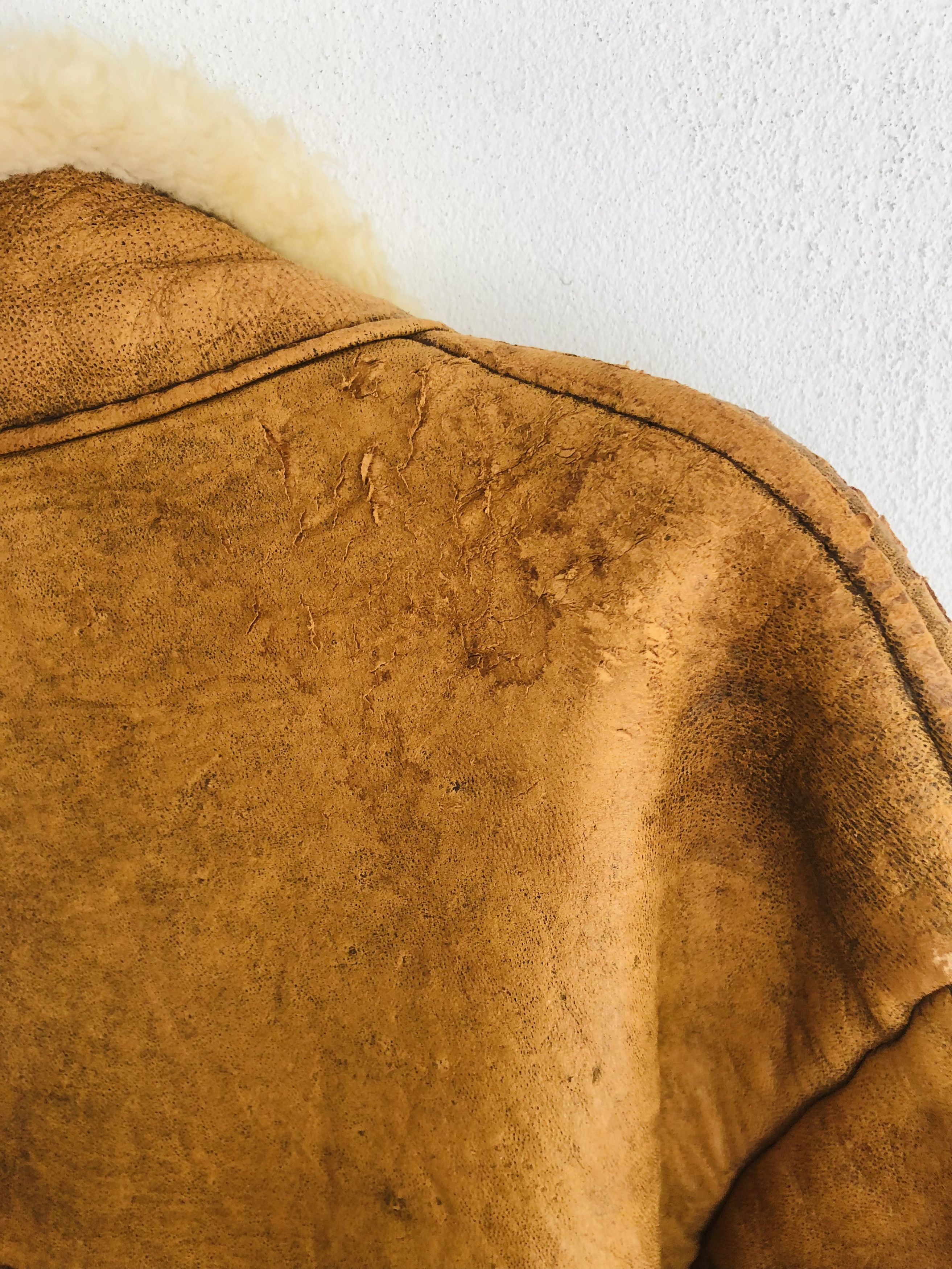 Japanese Brand × Vintage Vintage Real Leather Jacket Travis Scott Fashion Style Size US M / EU 48-50 / 2 - 7 Thumbnail