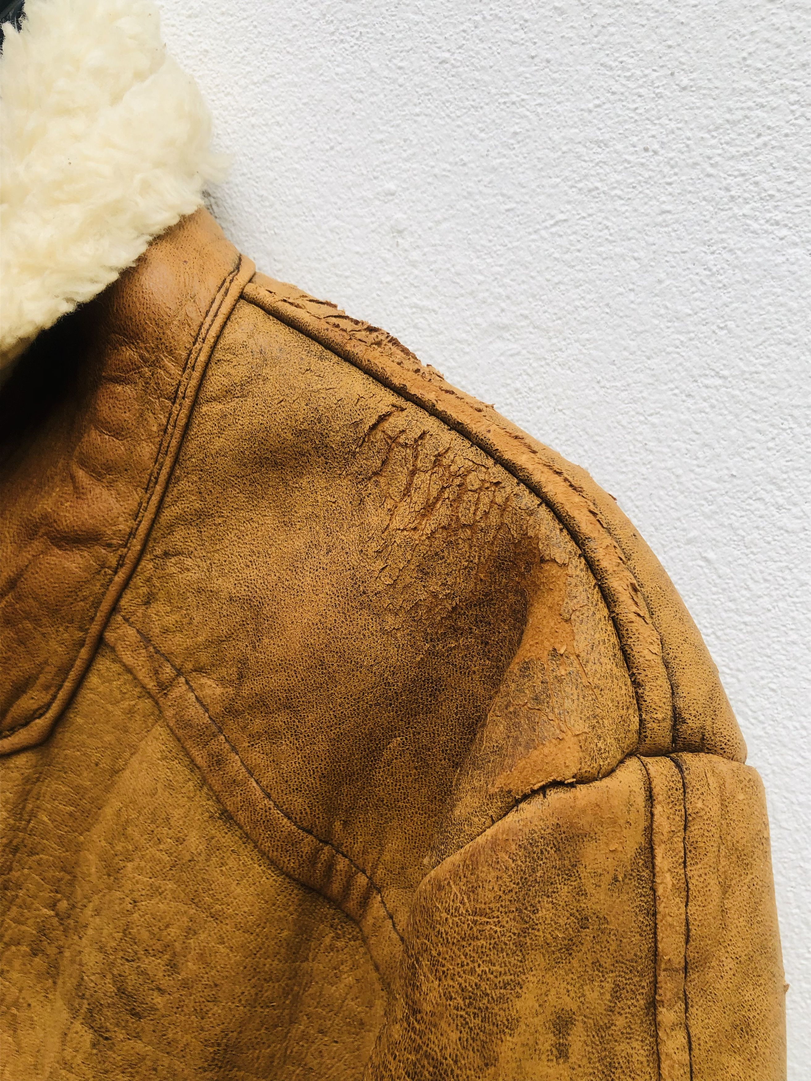 Japanese Brand × Vintage Vintage Real Leather Jacket Travis Scott Fashion Style Size US M / EU 48-50 / 2 - 15 Thumbnail
