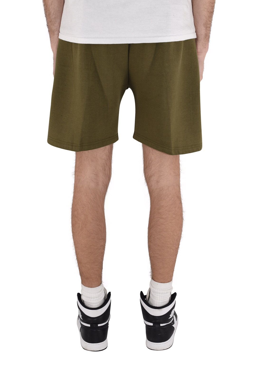 Other Fleece Sweat Shorts Olive Green M Size US 30 / EU 46 - 6 Thumbnail