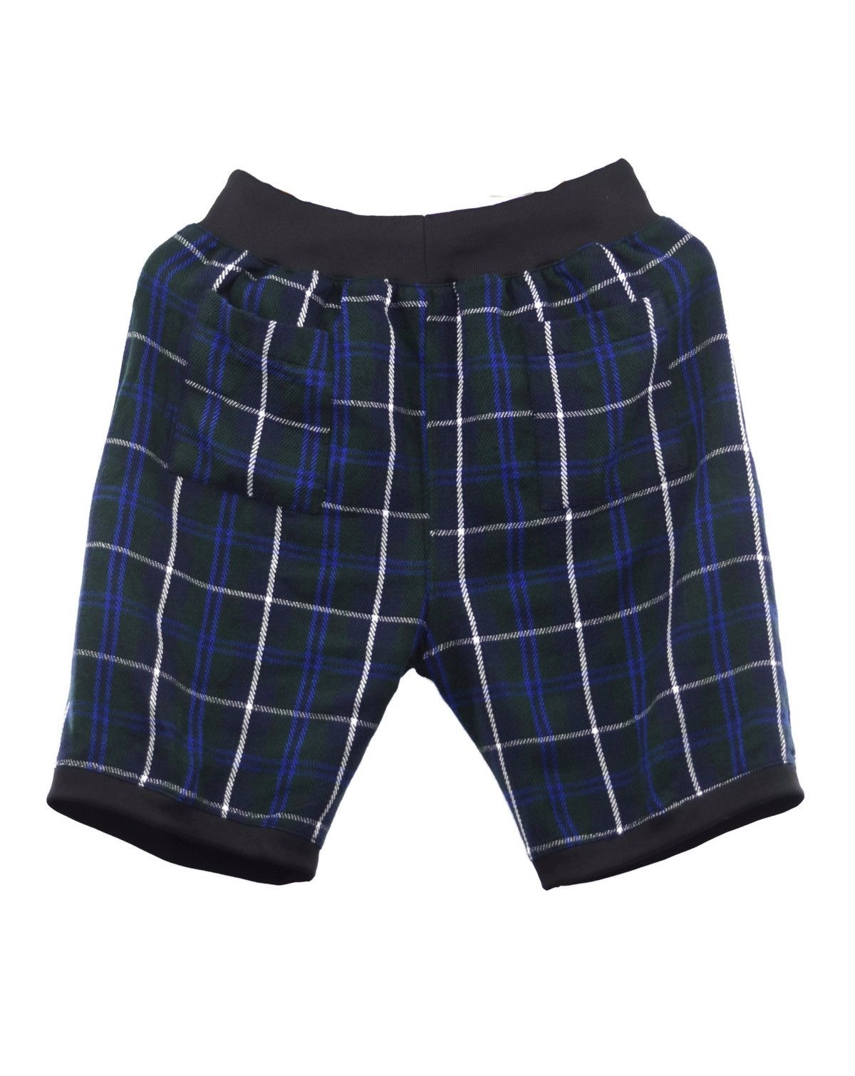 Vintage Plaid basketball shorts green blue S Size US 28 / EU 44 - 2 Thumbnail