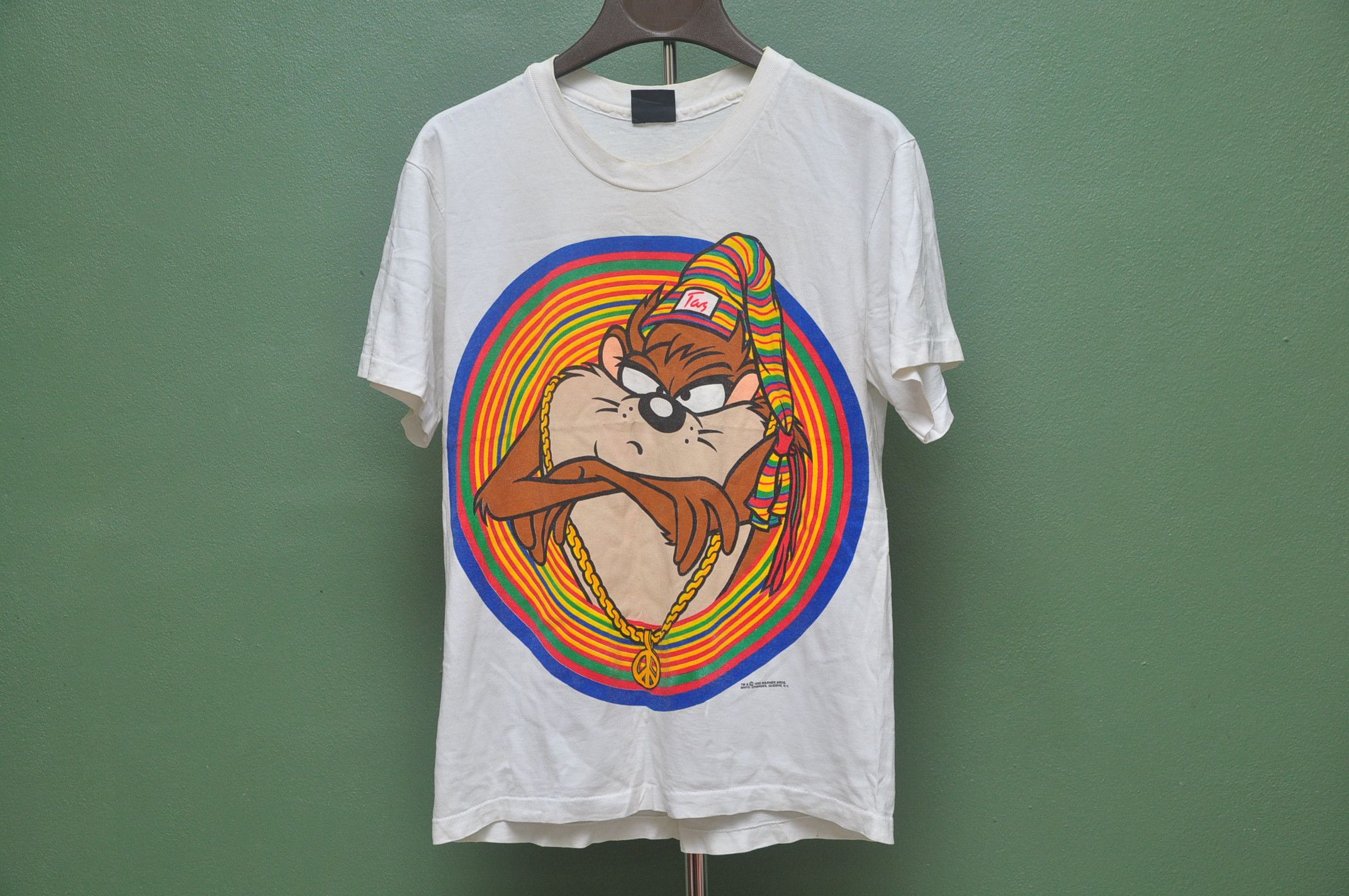 Designer × Vintage Vintage 90s Taz Mania Designer Streetwear Fashion Style Size US M / EU 48-50 / 2 - 1 Thumbnail
