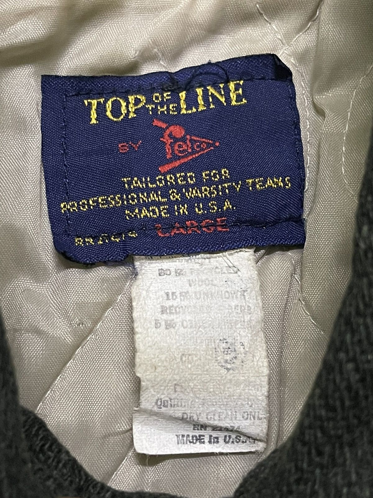 Vintage VINTAGE TOP OF THE LINE BY FELCO VARSITY JACKET Size US L / EU 52-54 / 3 - 12 Thumbnail