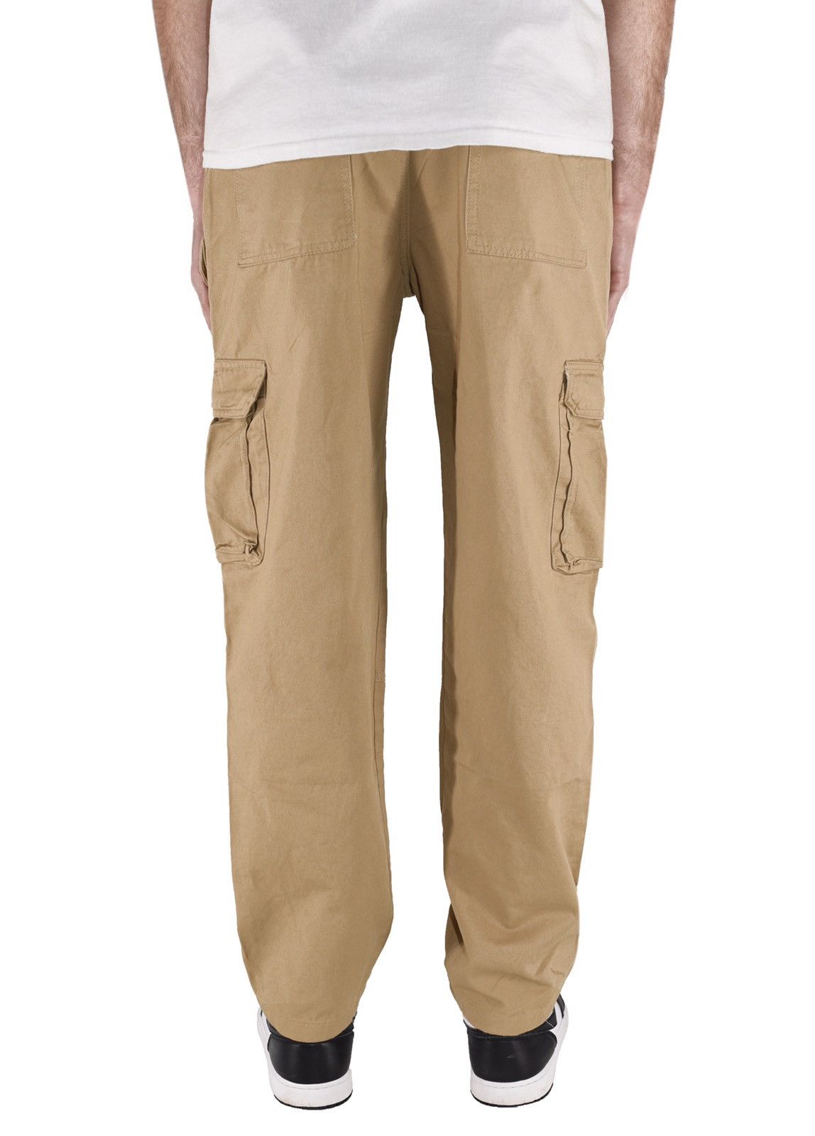 Japanese Brand Utility Cargo Pants Tan Size US 38 / EU 54 - 4 Thumbnail
