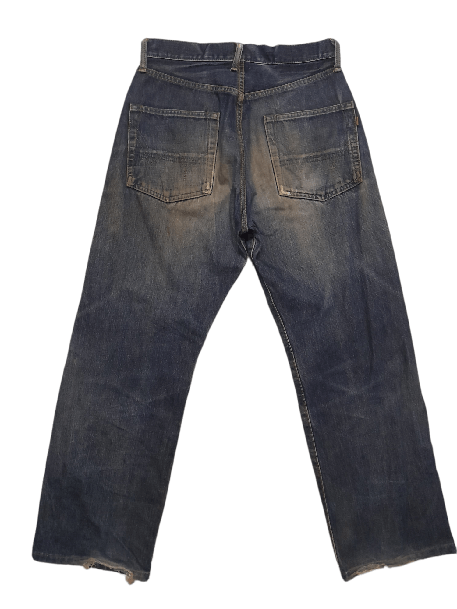 Edwin 90s EDWIN 505 Selvedge Distressed Japan Denim (D917) Size US 29 - 6 Thumbnail