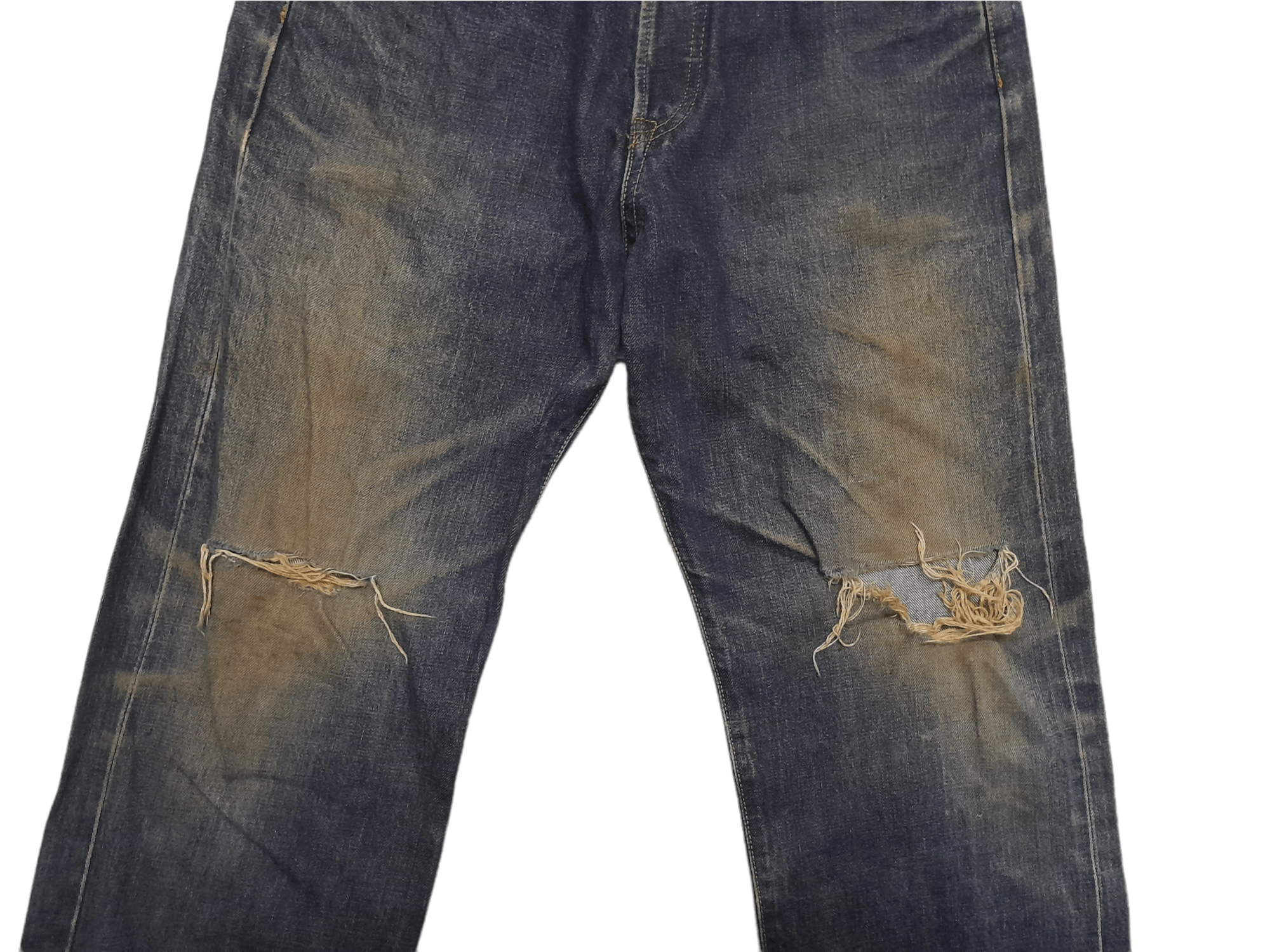 Edwin 90s EDWIN 505 Selvedge Distressed Japan Denim (D917) Size US 29 - 2 Thumbnail