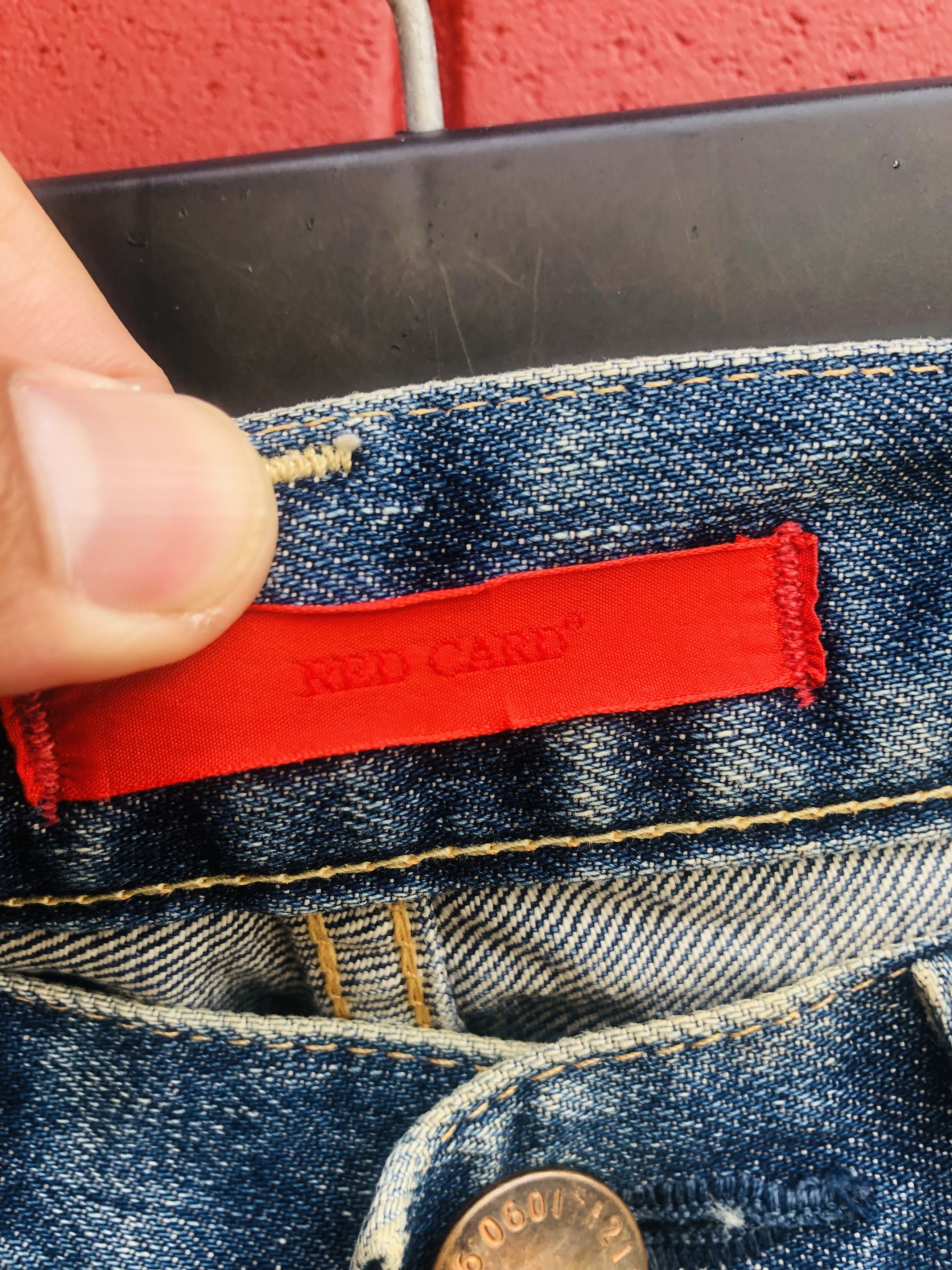 Japanese Brand × Vintage Vintage Red Card Japanese Designer Fashion Style Size US 32 / EU 48 - 6 Thumbnail