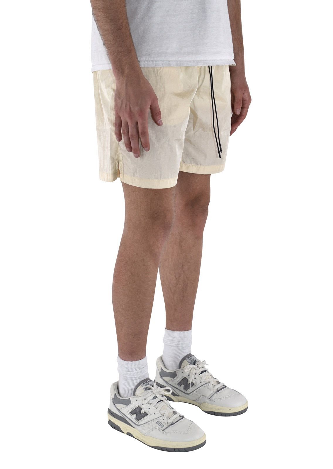 Other Crinkle Nylon Shorts Cream XXL Size US 36 / EU 52 - 4 Thumbnail