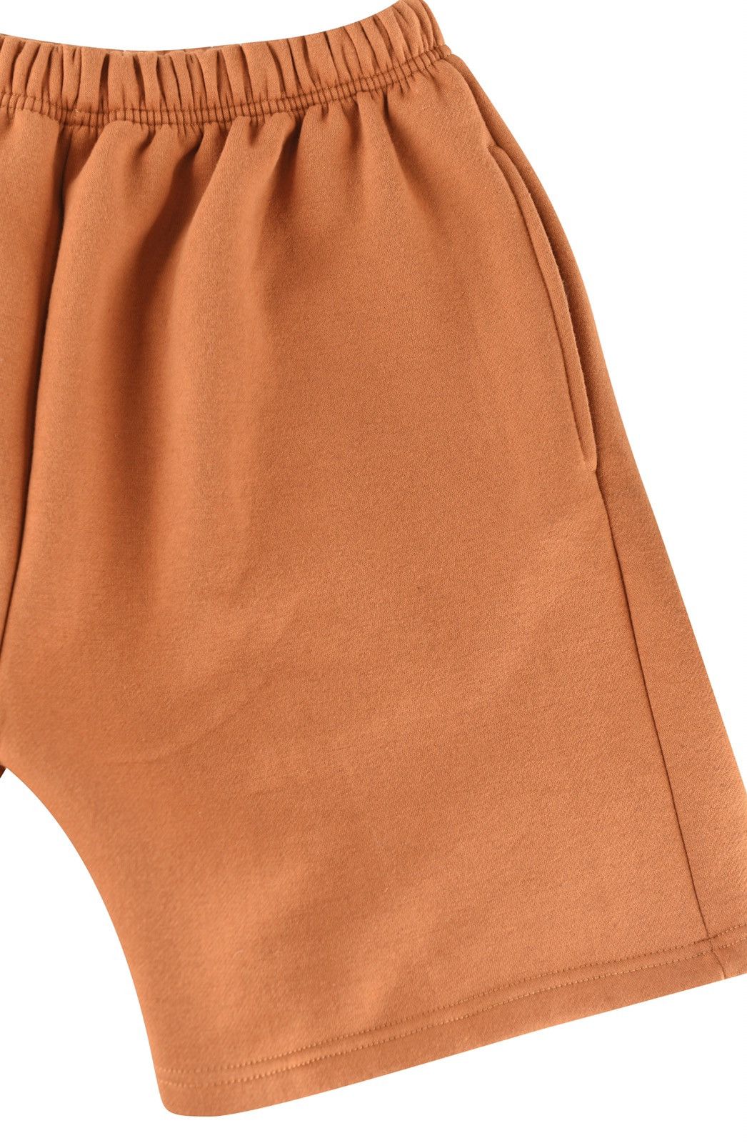 Vintage Fleece Sweat Shorts Burnt Orange XL Size US 34 / EU 50 - 4 Thumbnail