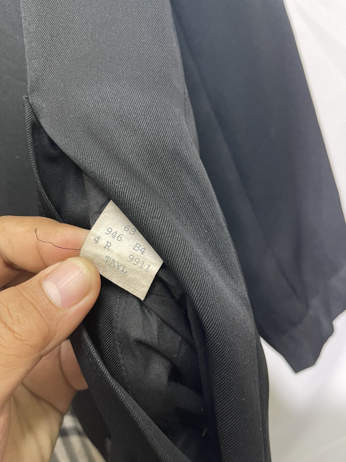 Burberry VINTAGE BURBERRY BLACK LONG JACKET Size US M / EU 48-50 / 2 - 12 Thumbnail