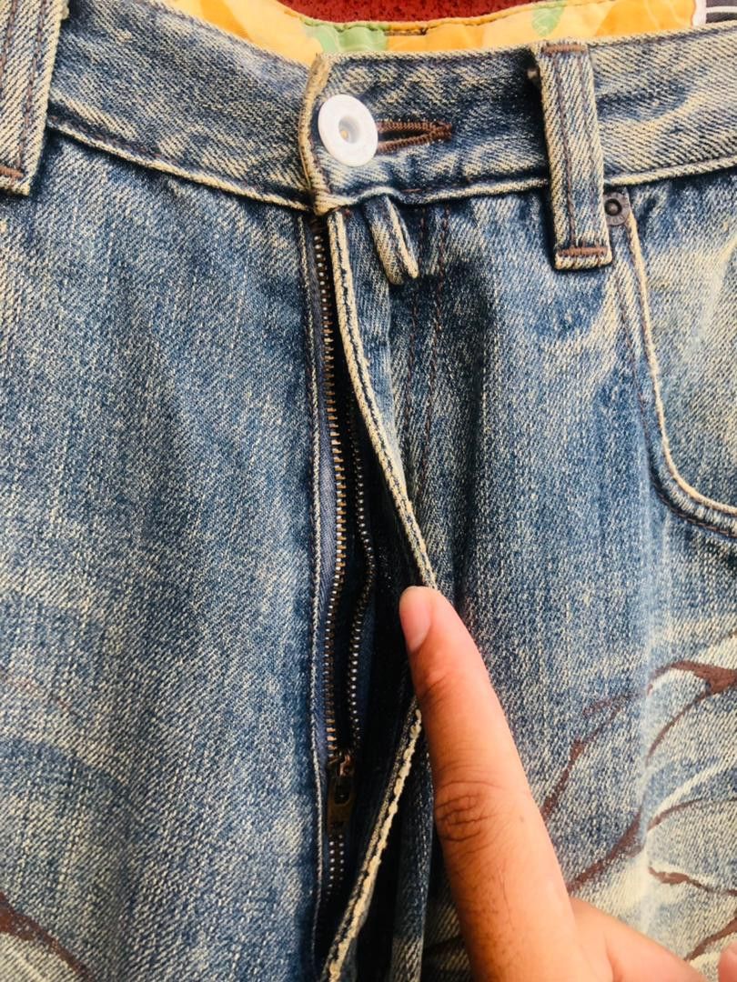Japanese Brand × Vintage Vintage Double Hard Hip Hop Designer Fashion Style Size US 32 / EU 48 - 5 Thumbnail