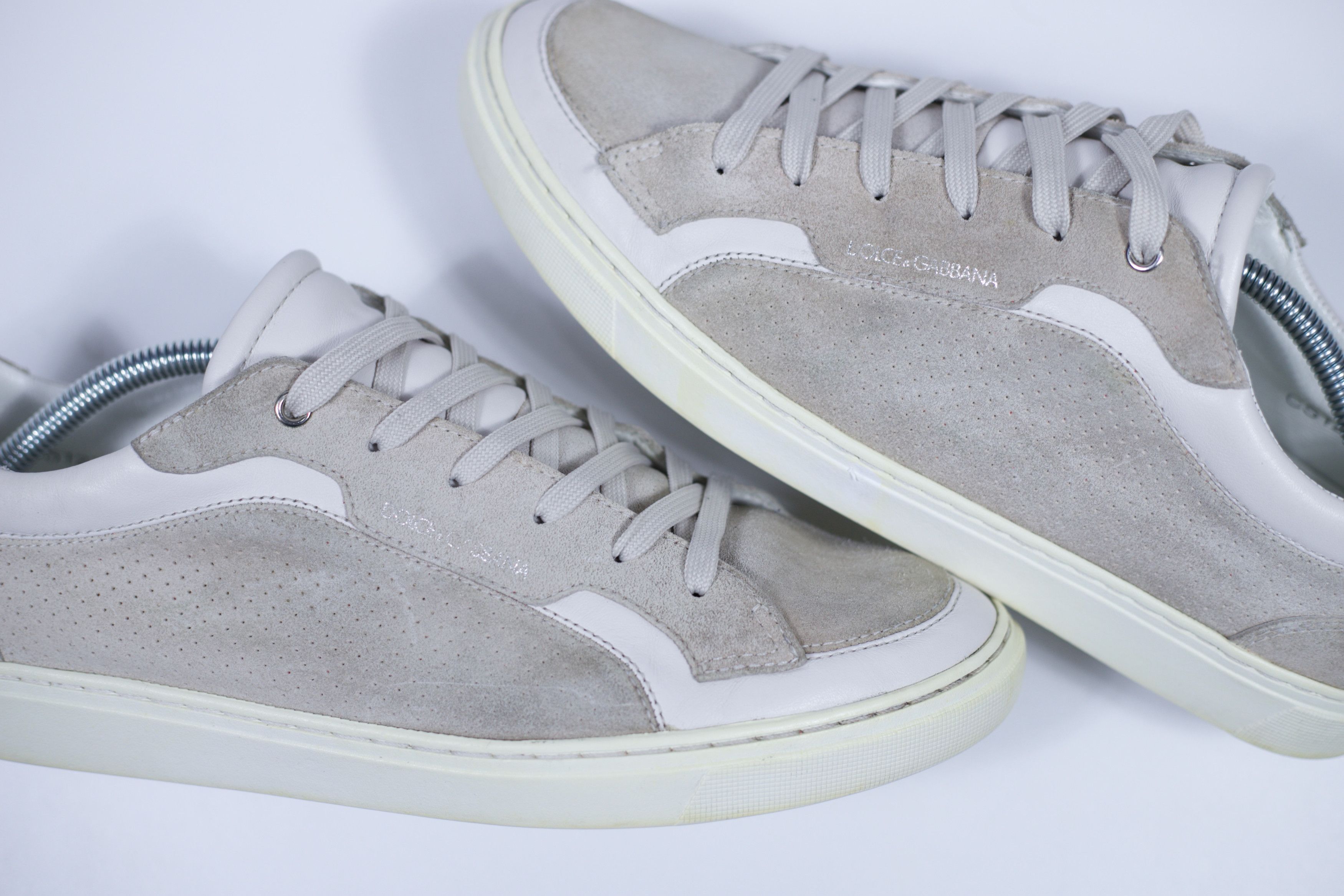Dolce & Gabbana 10IT! Dolce&Gabbana Suede Low Trainers Size US 11.5 / EU 44-45 - 5 Thumbnail