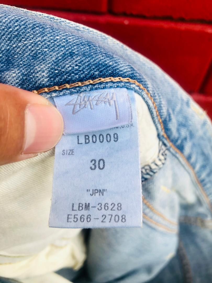 Japanese Brand Vintage Stussy Vs Lee Japanese Designer Fashion Style Size US 30 / EU 46 - 5 Thumbnail