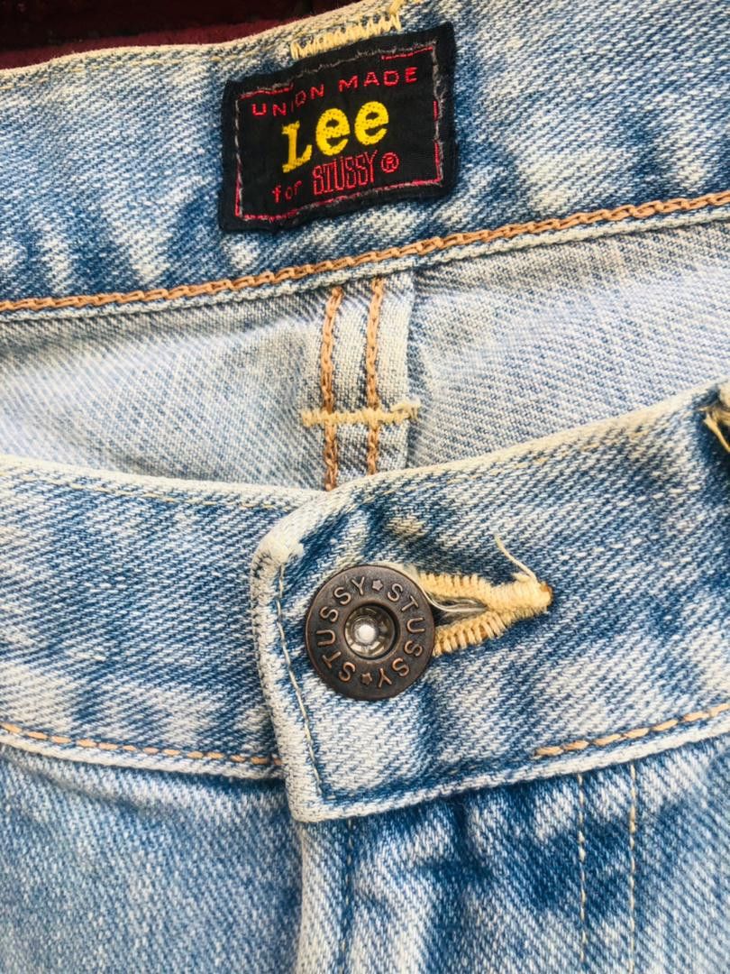 Japanese Brand Vintage Stussy Vs Lee Japanese Designer Fashion Style Size US 30 / EU 46 - 7 Thumbnail