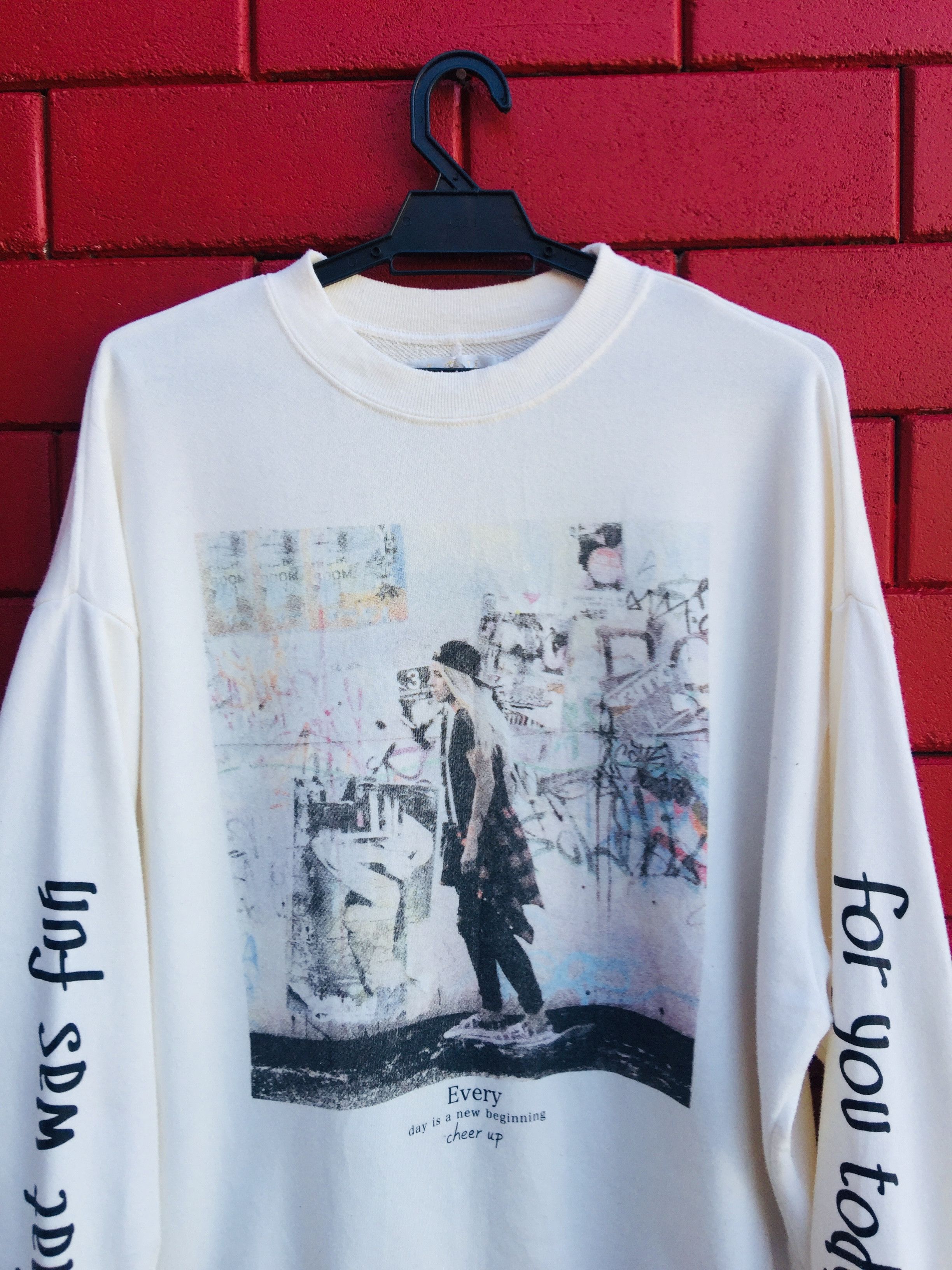 Japanese Brand × Vintage Skater Girl Cheer Up Japanese Fashion Travis Scott Style Size US L / EU 52-54 / 3 - 4 Thumbnail