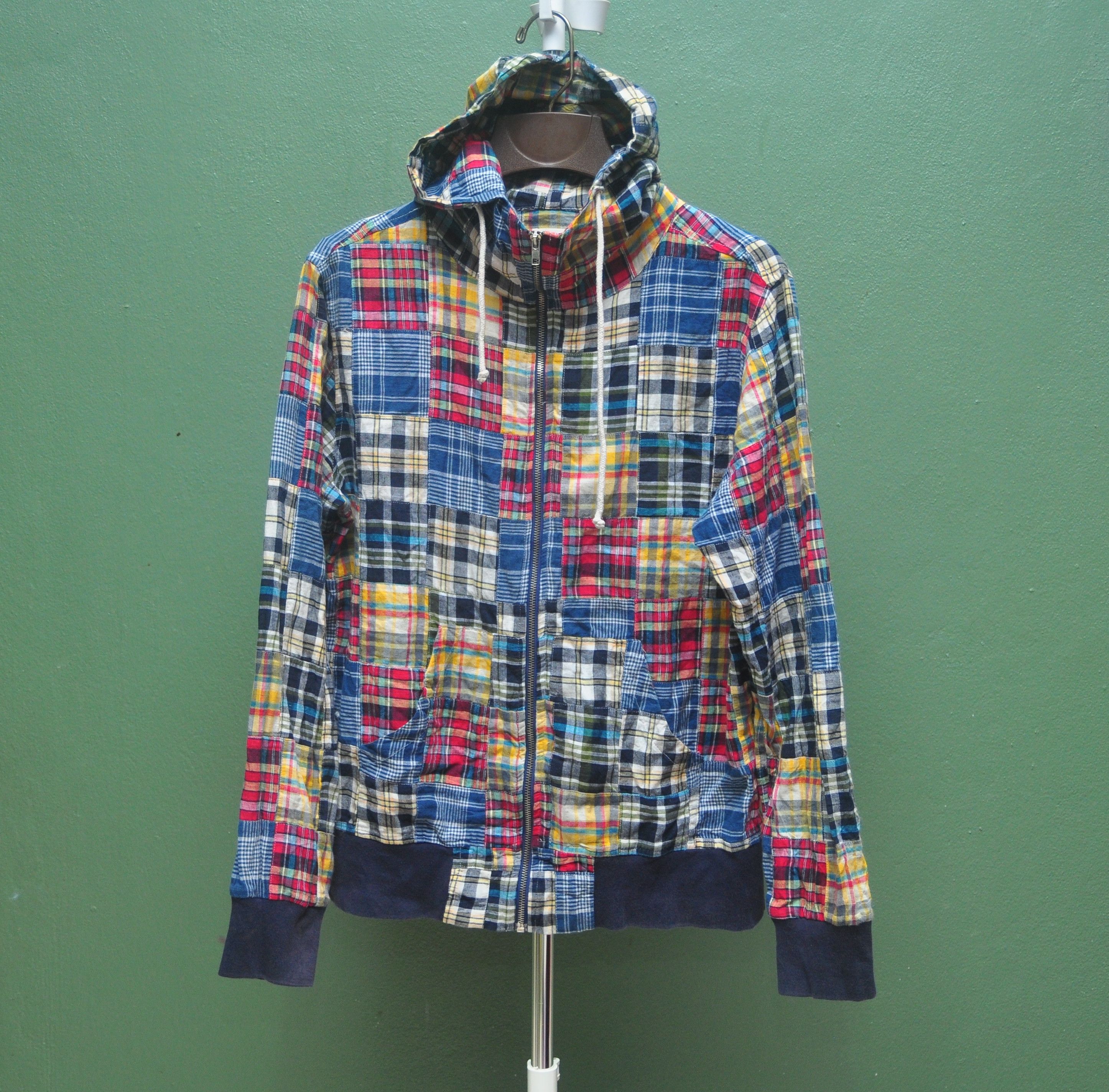Vintage Patchwork Multicolour Hoodie Travis Scott Style