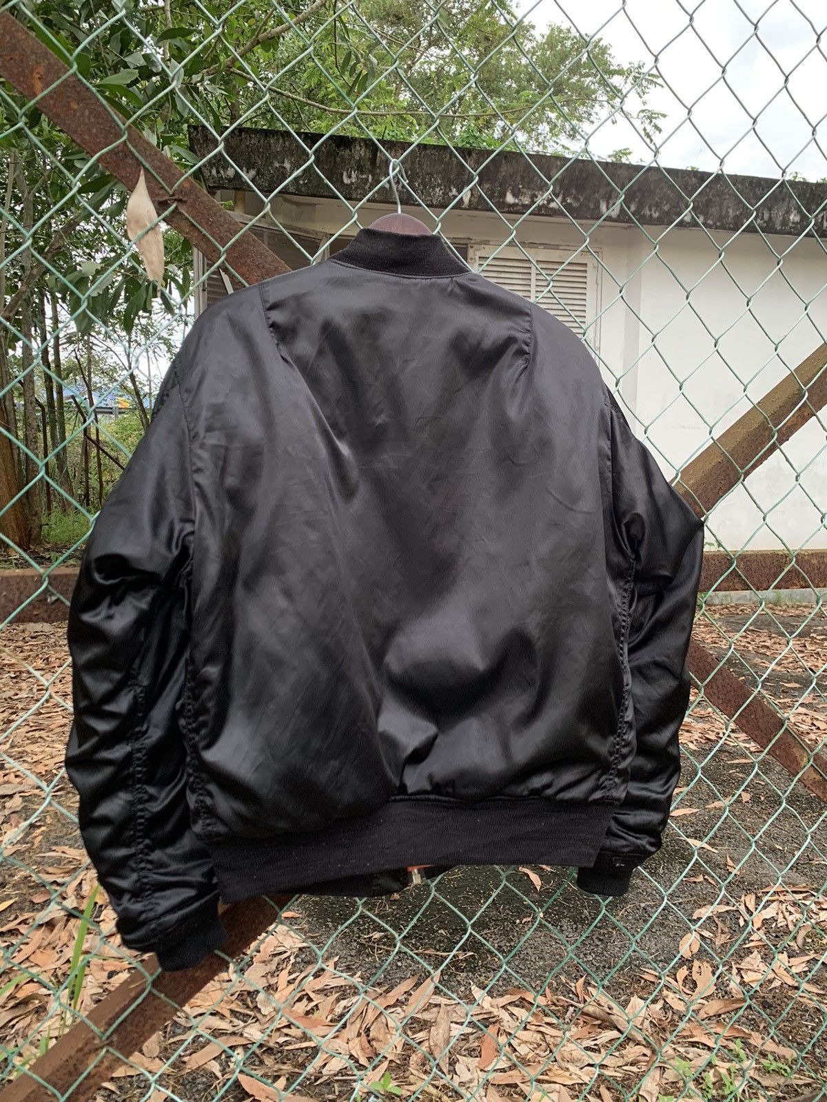 Vintage 🪖Vintage MA1USAF J7 Man Intermediate Bomber Jacket Size US XL / EU 56 / 4 - 11 Thumbnail